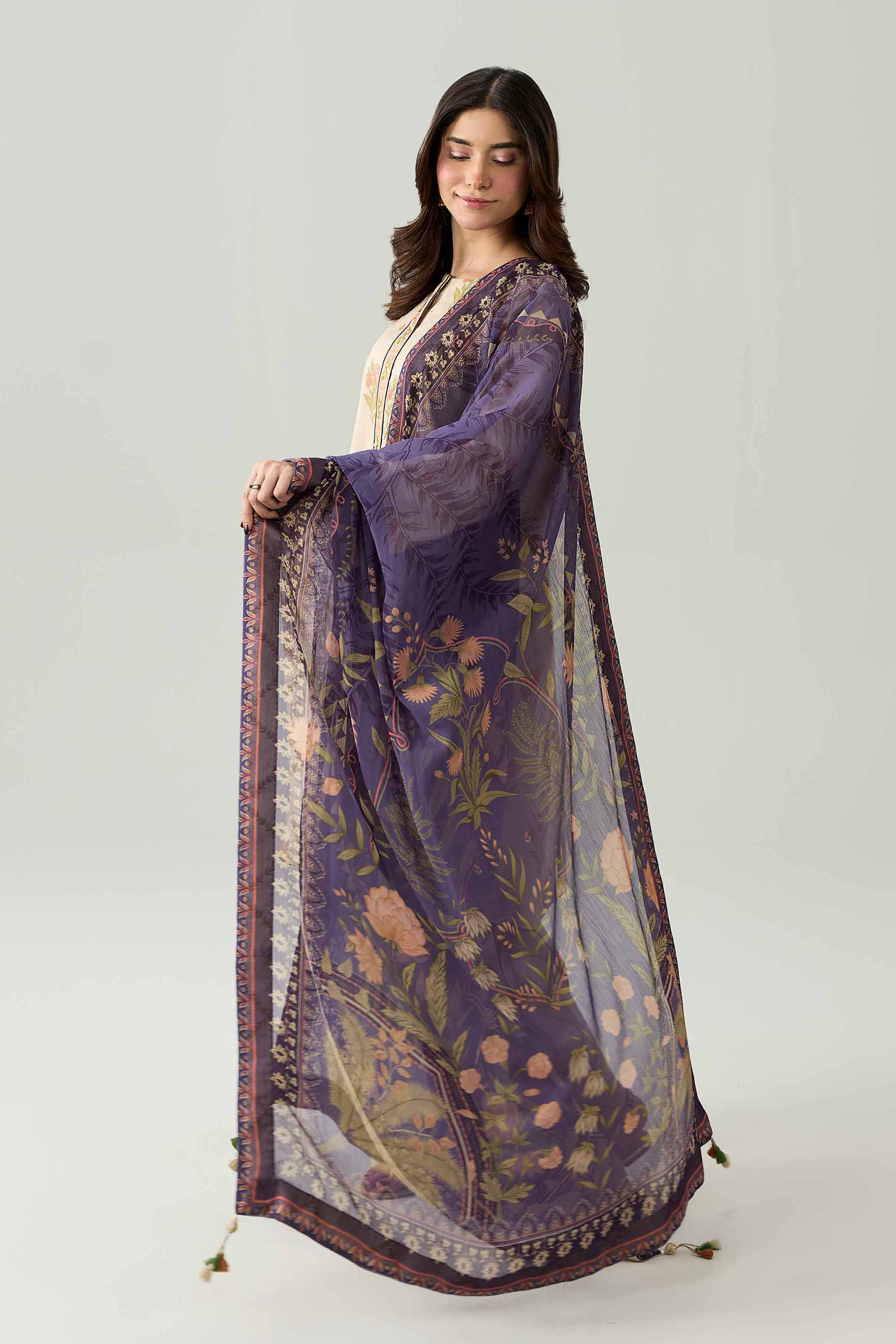 3 Piece - Digital Printed Suit - 42602192 for Women - Unstitched Collection | Nishat | Shop Online