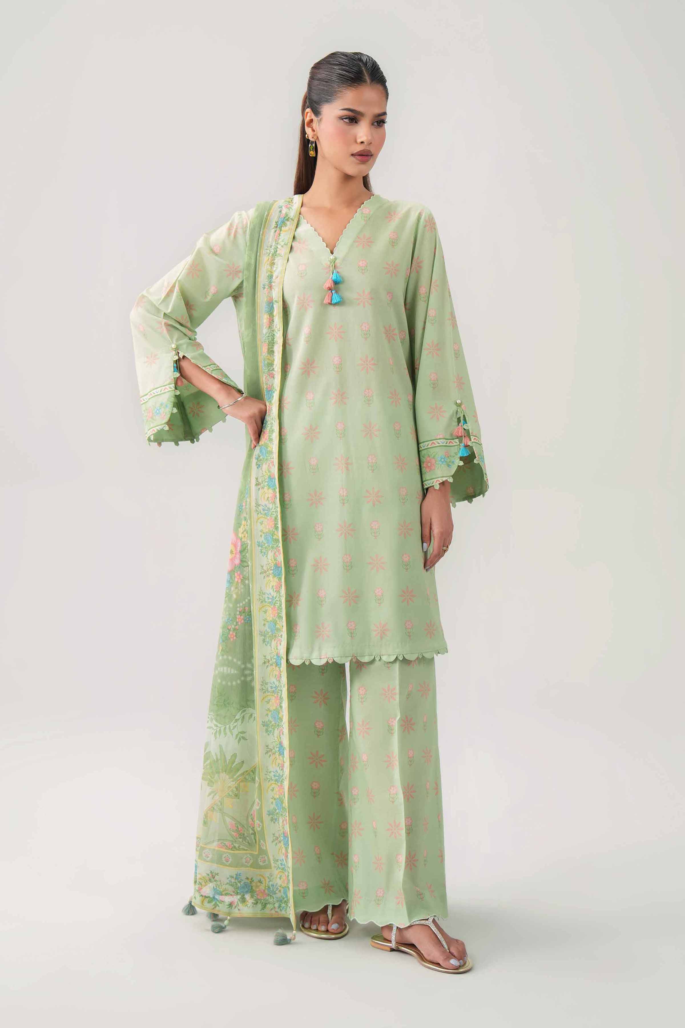 3 Piece - Digital Printed Suit - 42602193 for Women - Unstitched Collection | Nishat | Shop Online