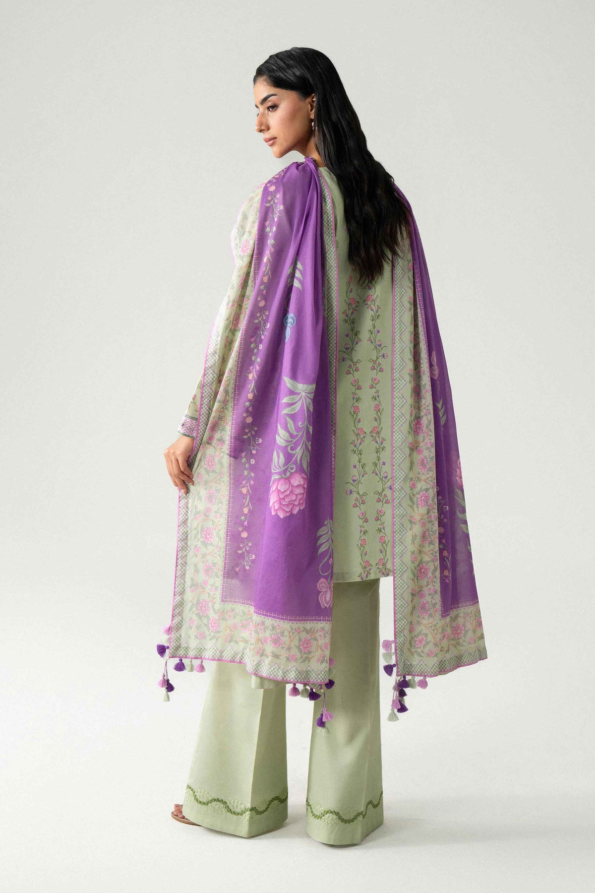 3 Piece - Digital Printed Embroidered Suit - 42602224 for Women - Unstitched Collection | Nishat | Shop Online