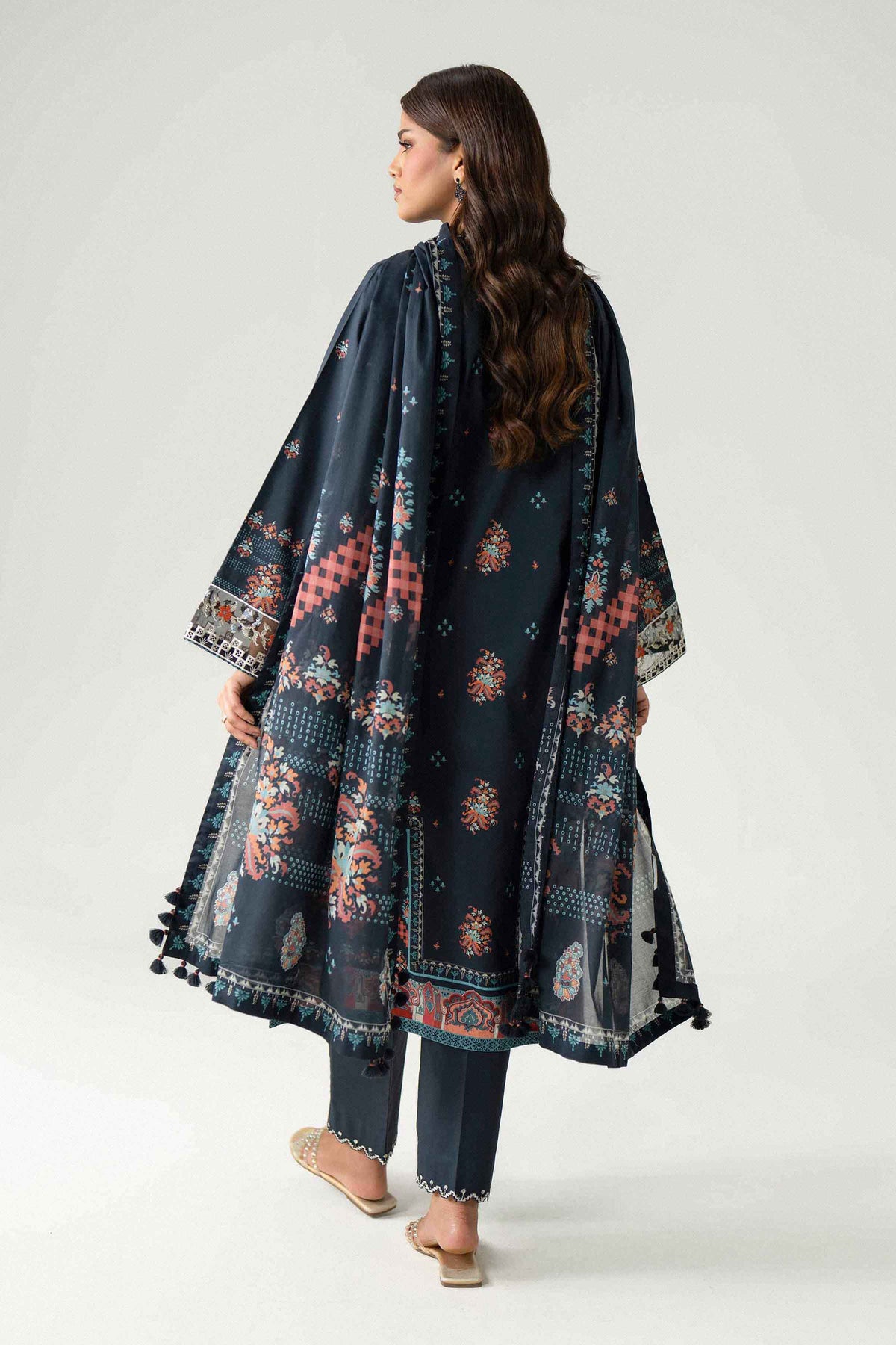 3 Piece - Digital Printed Embroidered Suit - 42602228 for Women - Unstitched Collection | Nishat | Shop Online