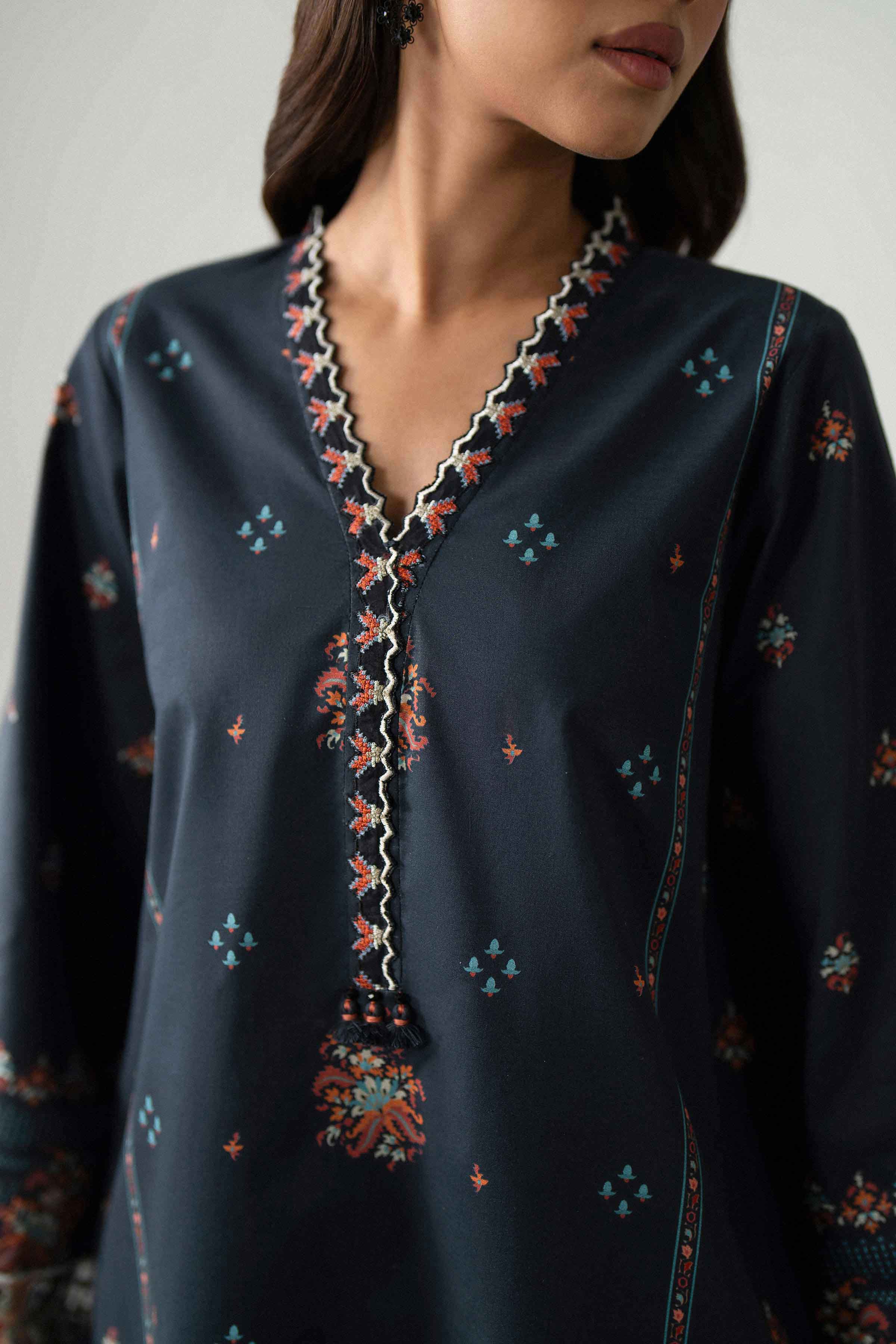 3 Piece - Digital Printed Embroidered Suit - 42602228 for Women - Unstitched Collection | Nishat | Shop Online