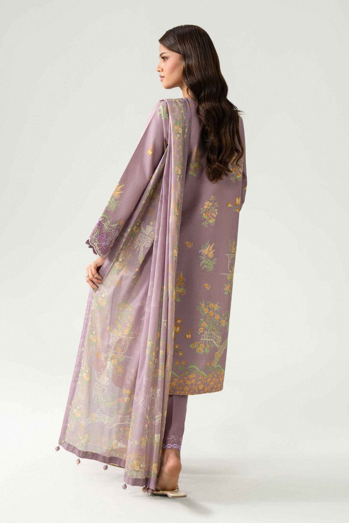3 Piece - Digital Printed Embroidered Suit - 42602230 for Women - Unstitched Collection | Nishat | Shop Online