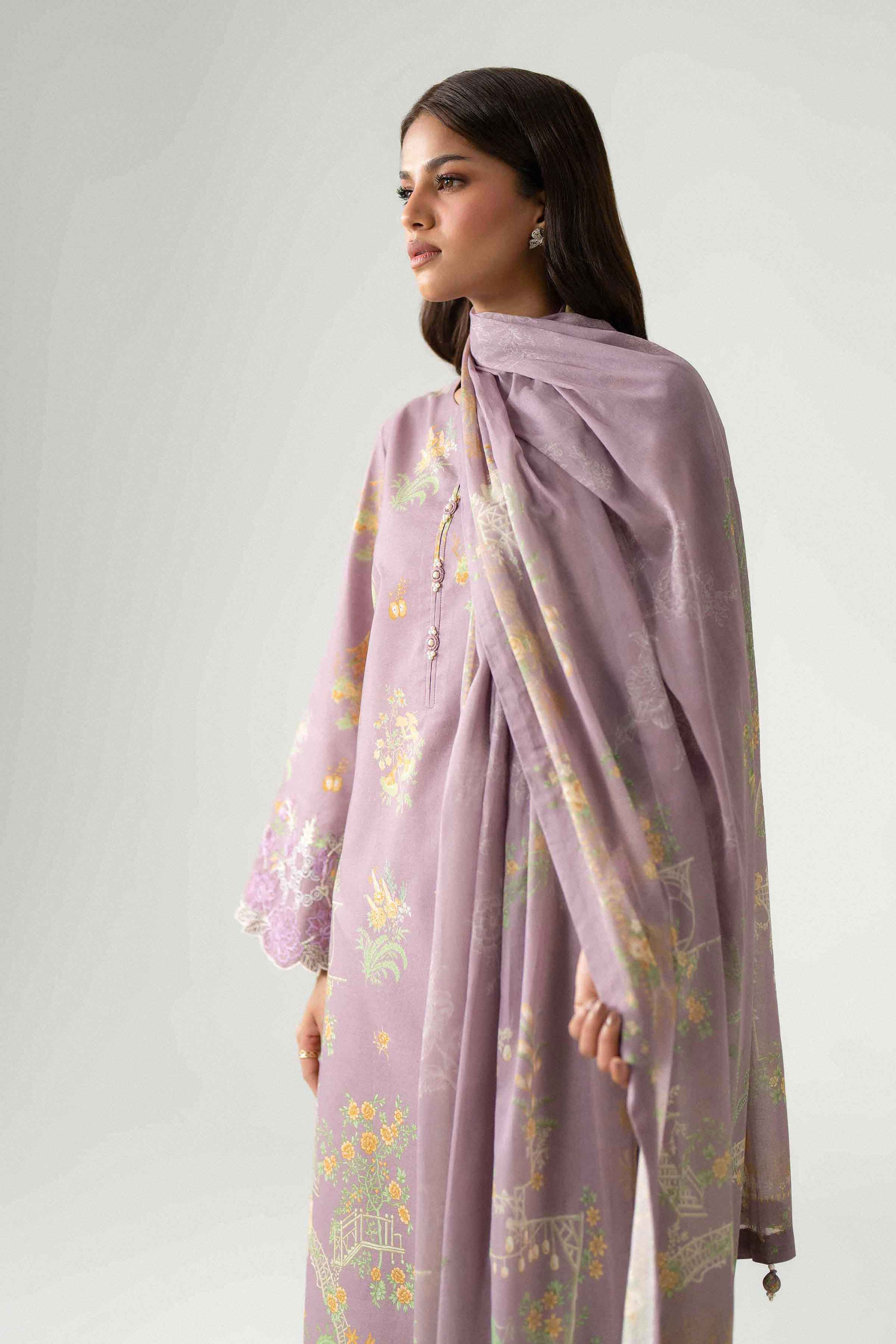 3 Piece - Digital Printed Embroidered Suit - 42602230 for Women - Unstitched Collection | Nishat | Shop Online