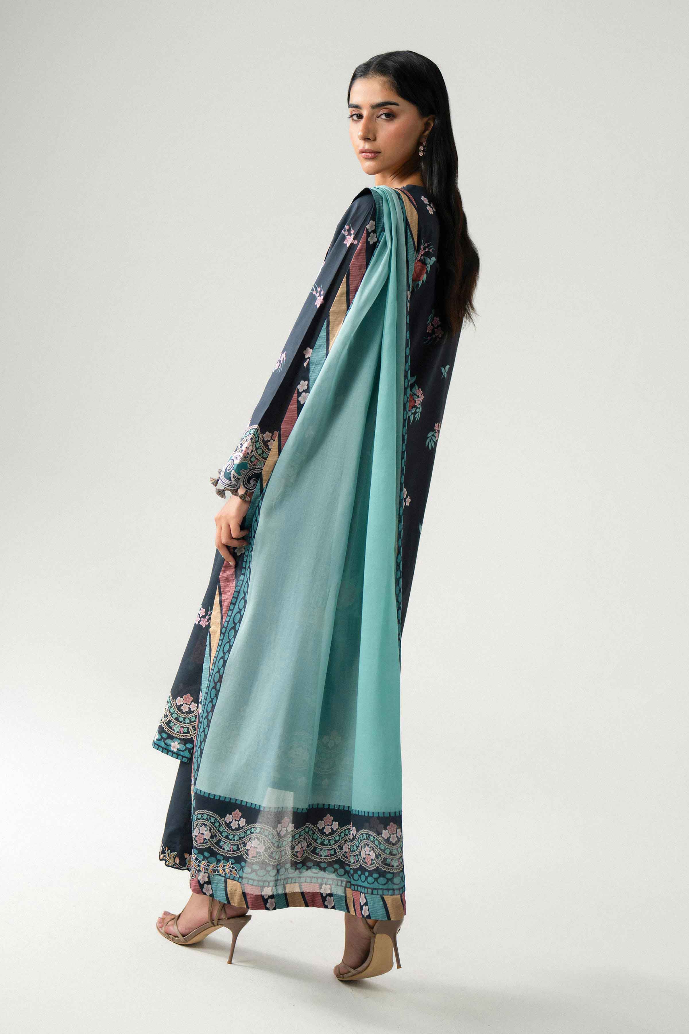 3 Piece - Digital Printed Embroidered Suit - 42602231 for Women - Unstitched Collection | Nishat | Shop Online