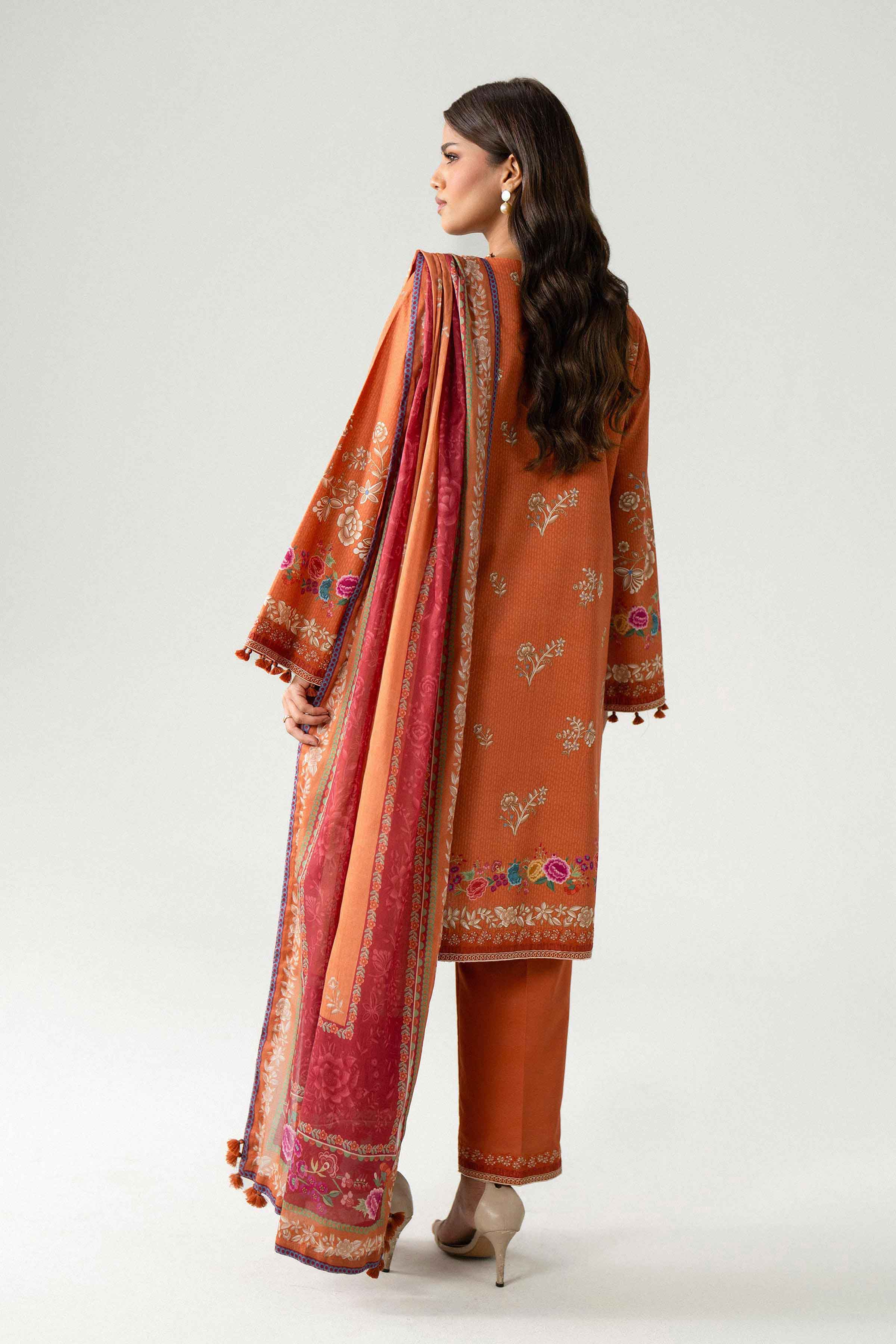 3 Piece - Digital Printed Embroidered Suit - 42602232 for Women - Unstitched Collection | Nishat | Shop Online