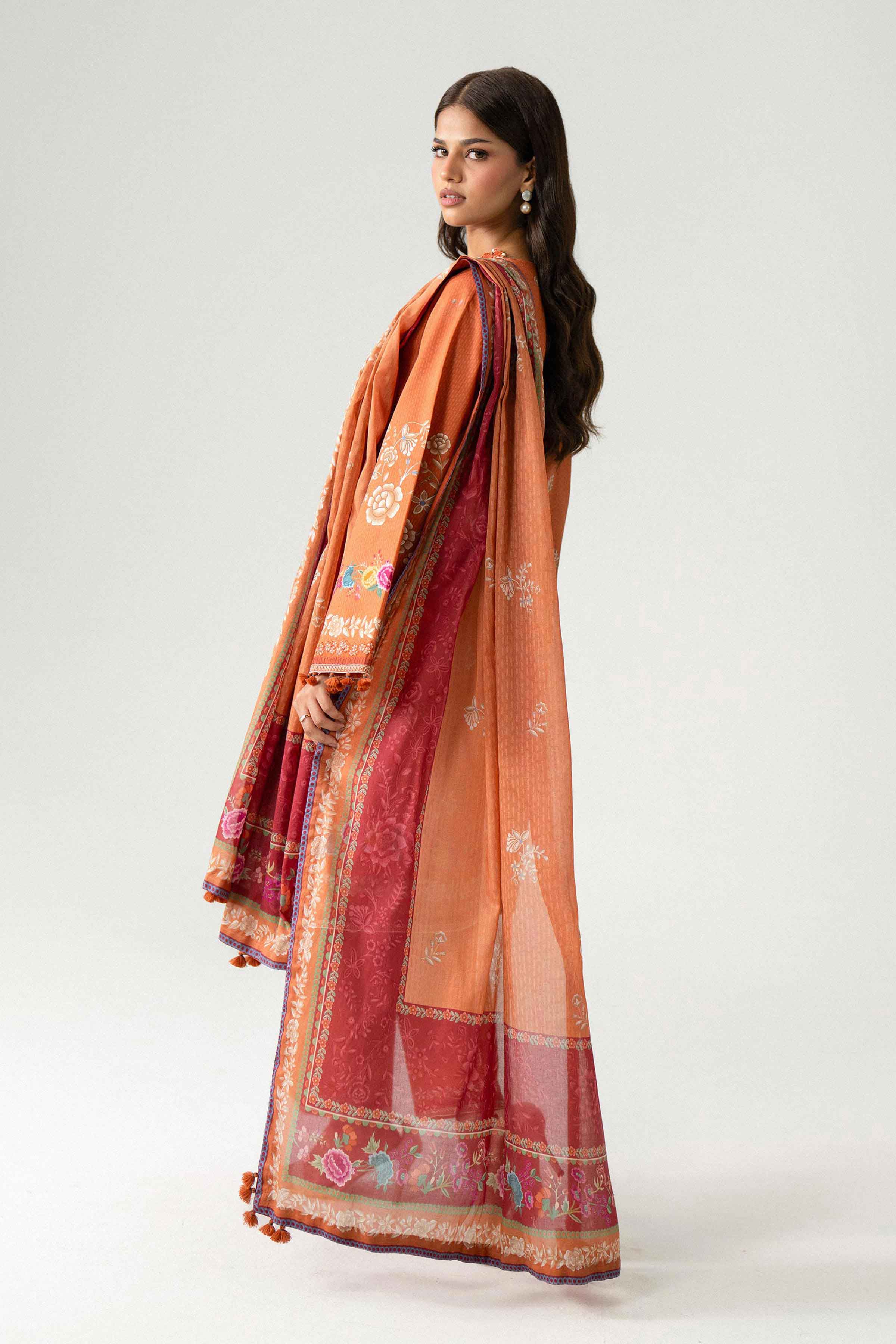 3 Piece - Digital Printed Embroidered Suit - 42602232 for Women - Unstitched Collection | Nishat | Shop Online