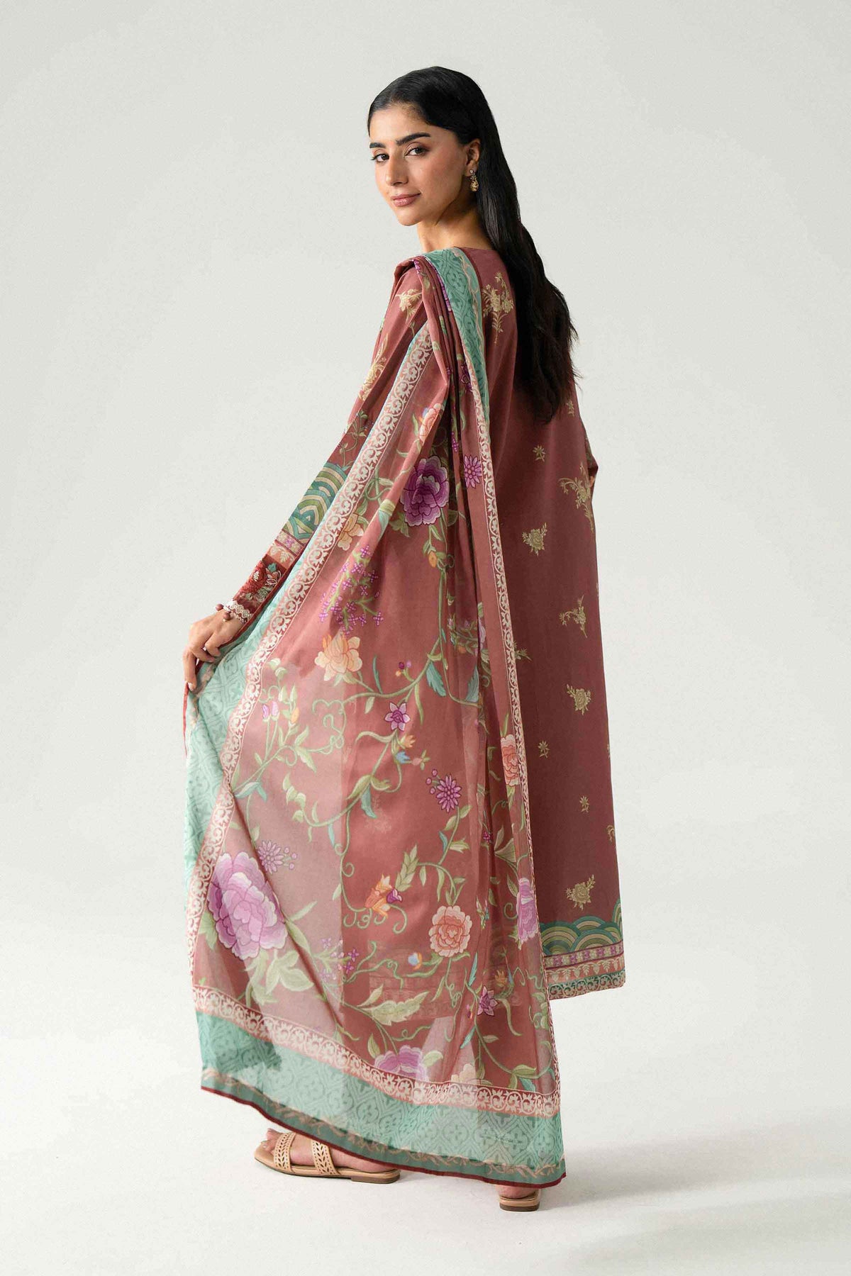 3 Piece - Digital Printed Embroidered Suit - 42602233 for Women - Unstitched Collection | Nishat | Shop Online