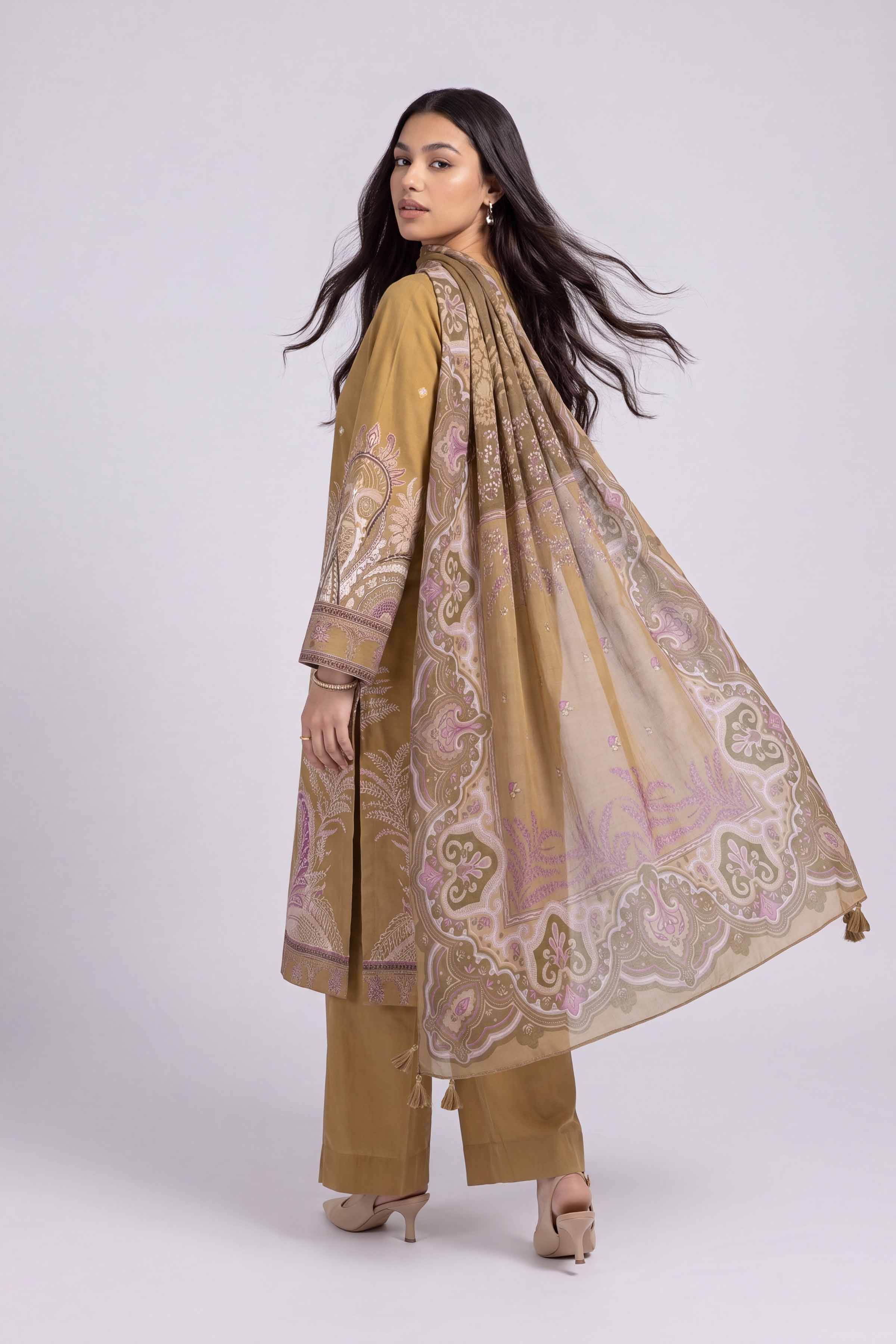 3 Piece - Digital Printed Suit - 42602234