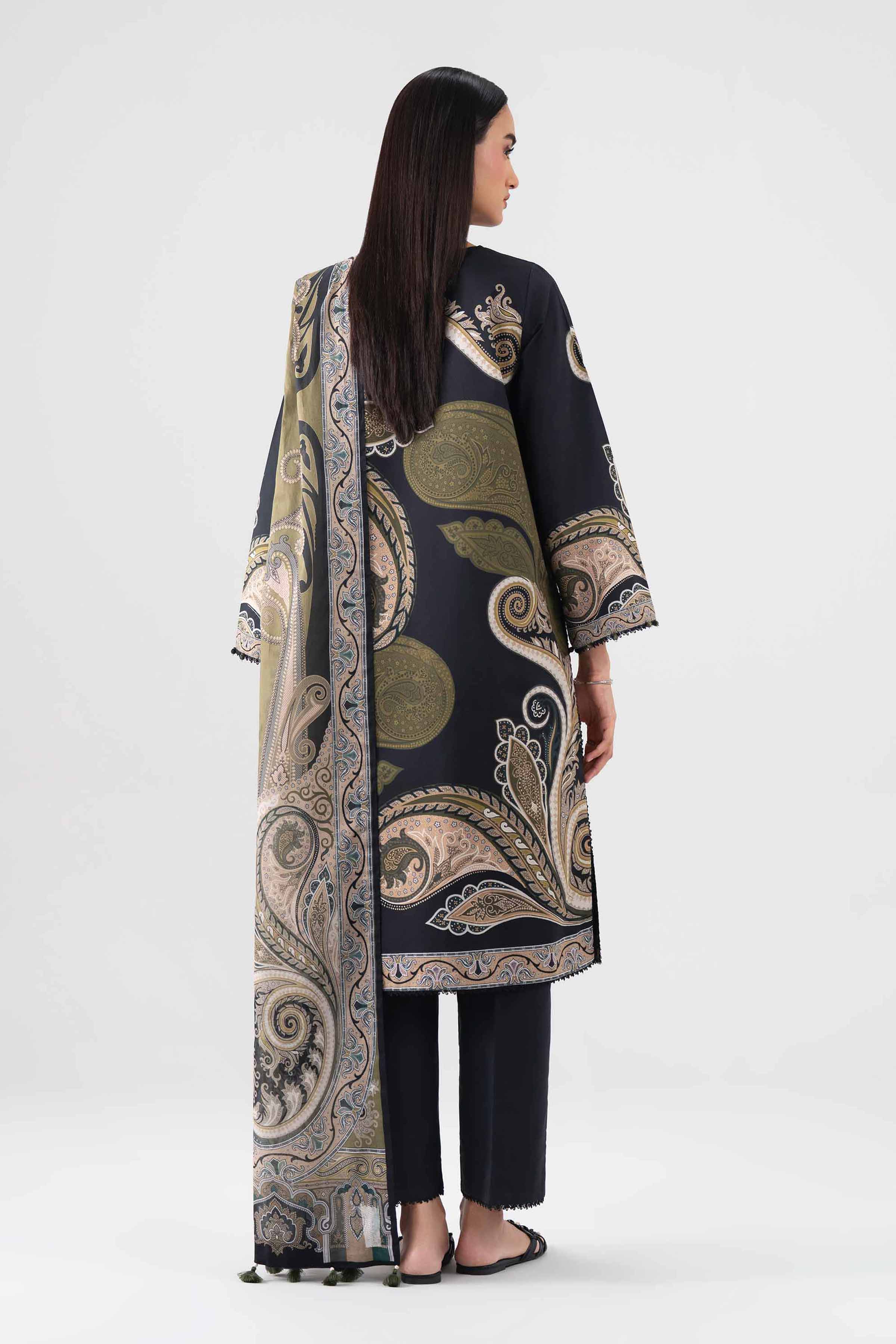 3 Piece - Digital Printed Suit - 42602235