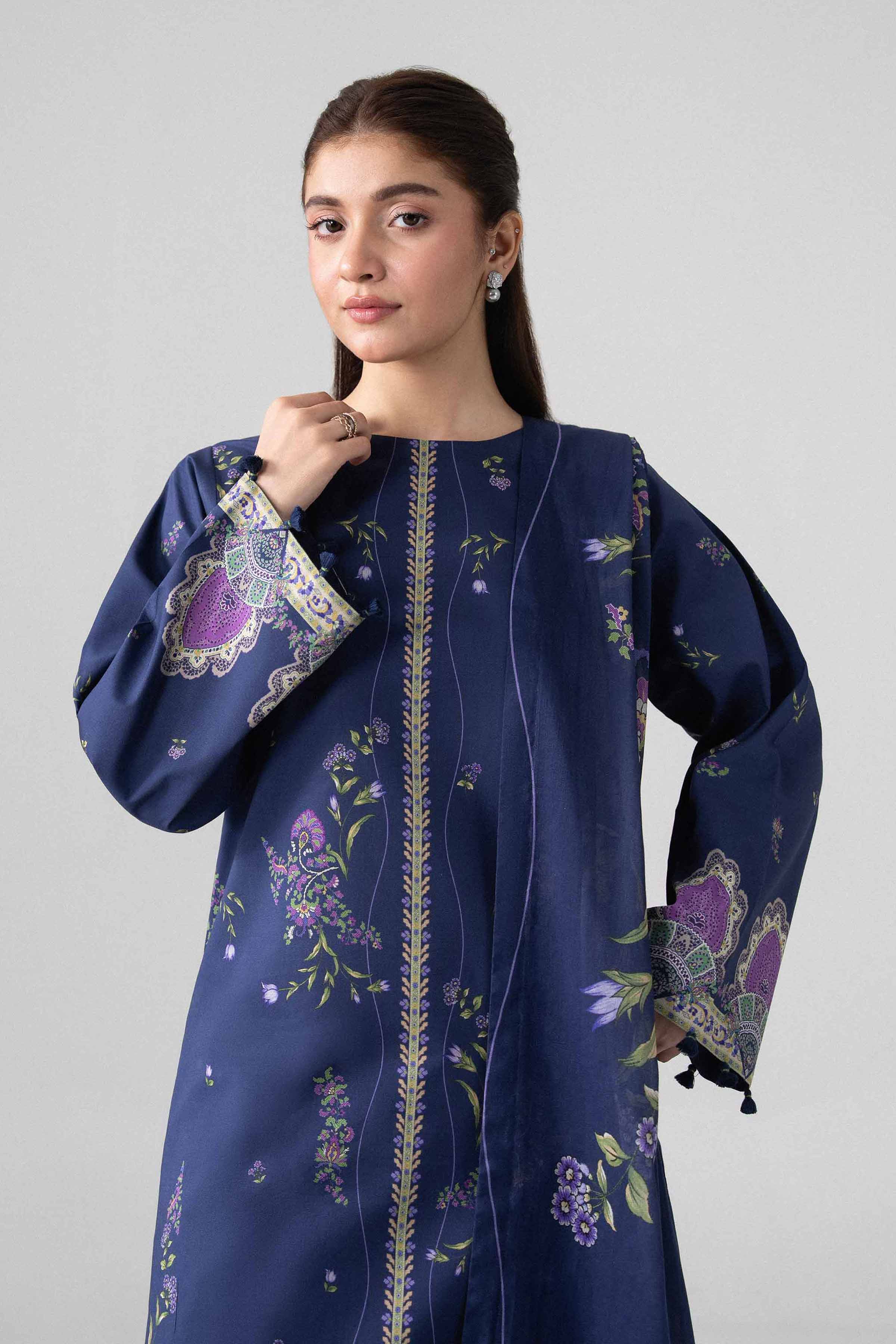 3 Piece - Digital Printed Suit - 42602236
