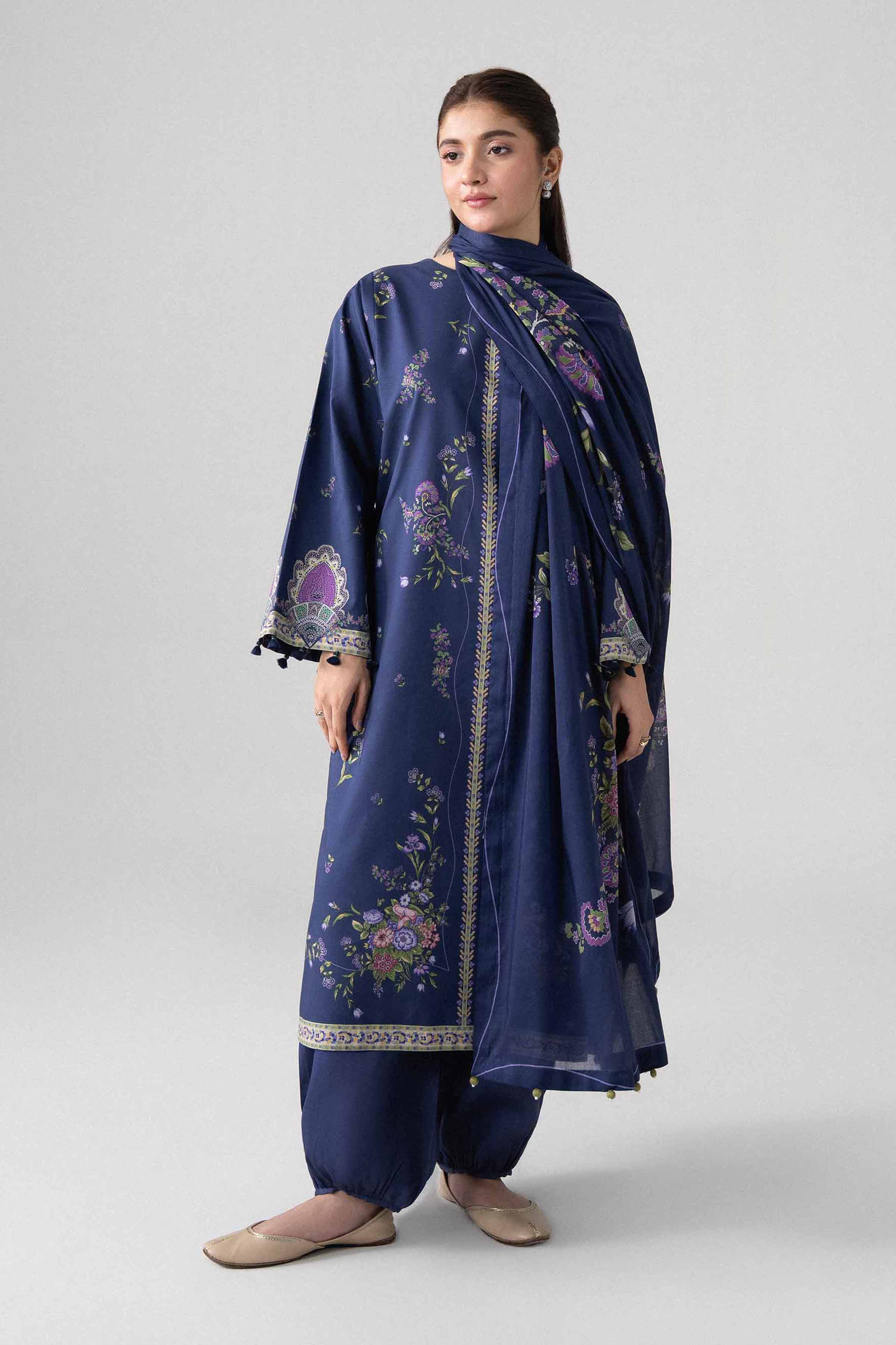 3 Piece - Digital Printed Suit - 42602236