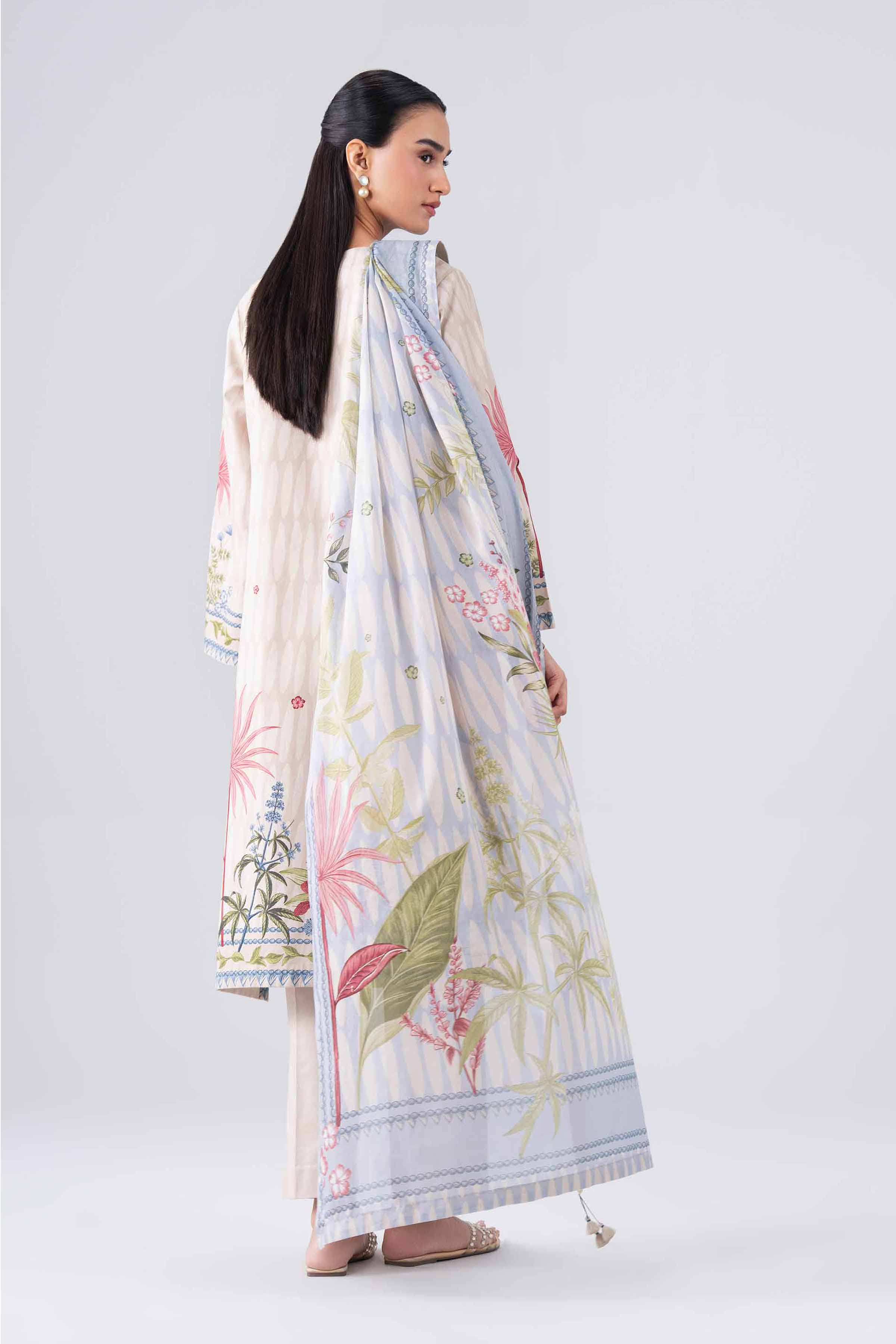 3 Piece - Digital Printed Suit - 42602239