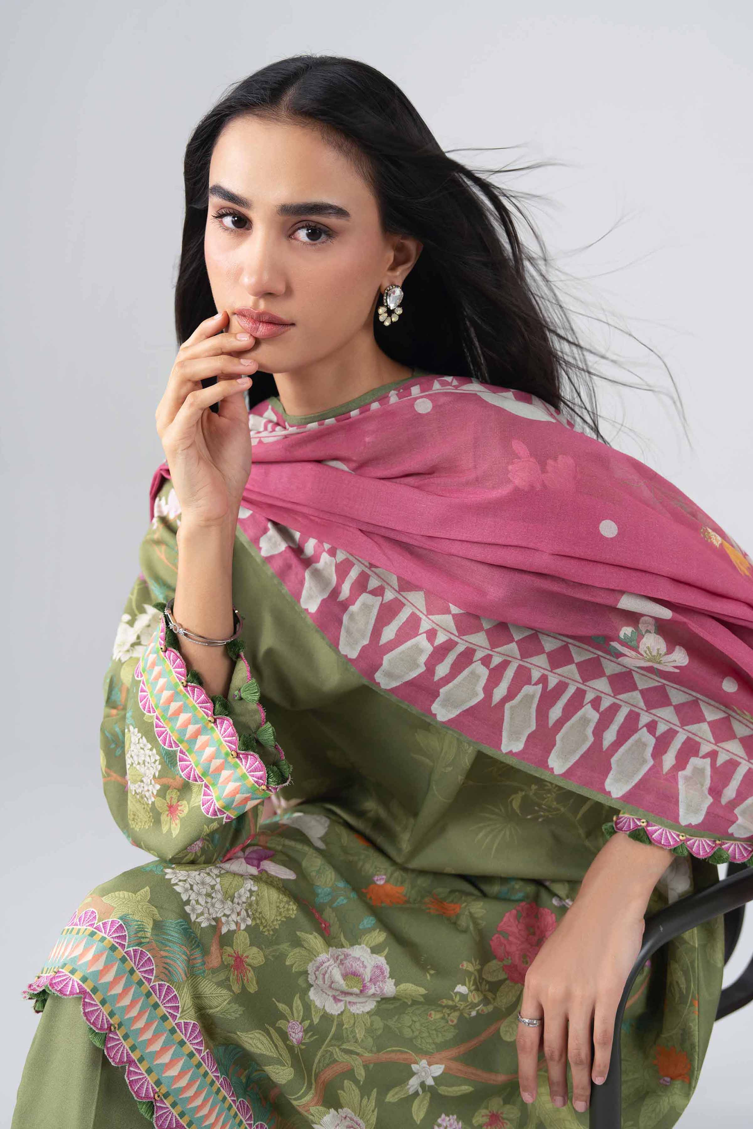 3 Piece - Digital Printed Suit - 42602240