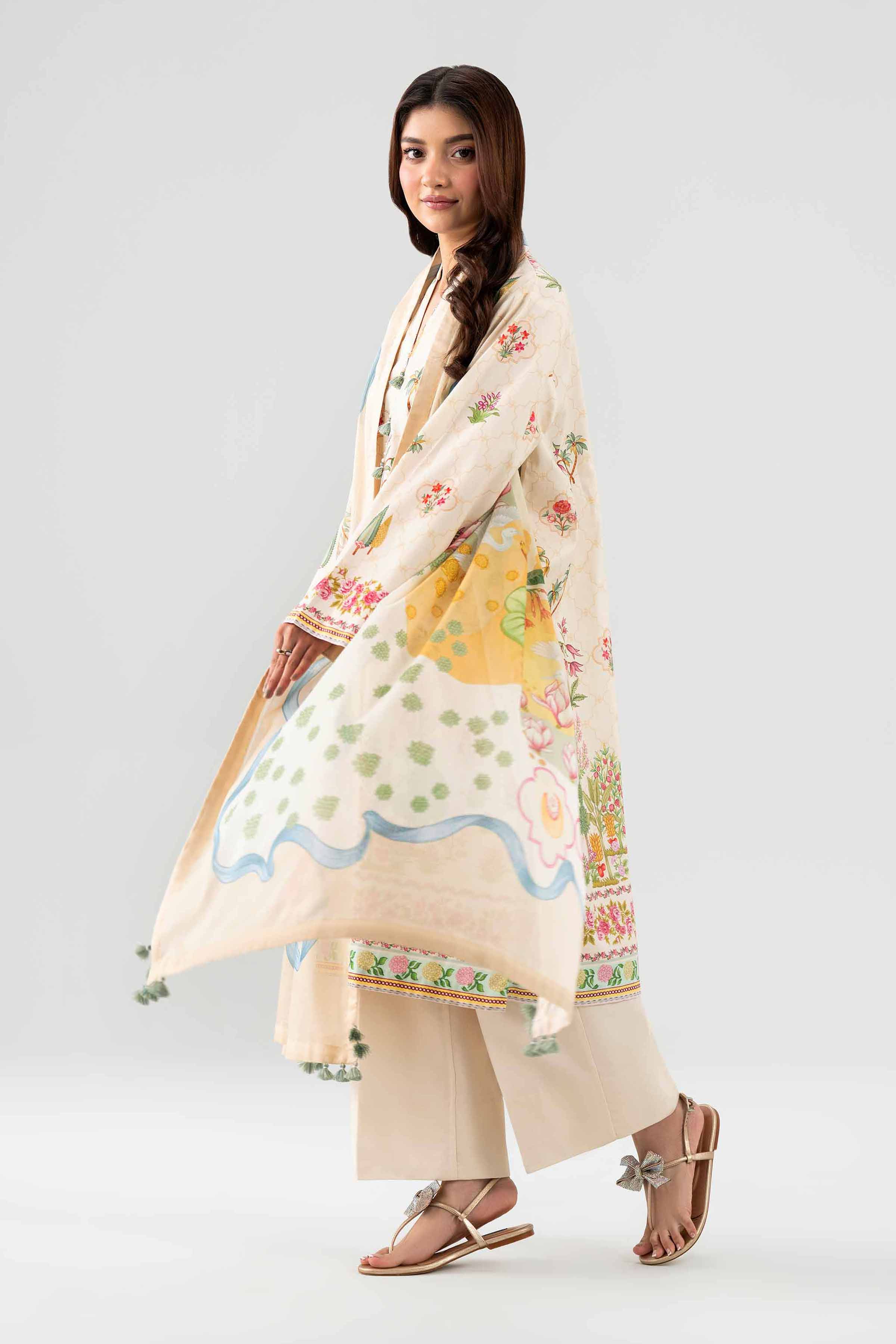 3 Piece - Digital Printed Suit - 42602241