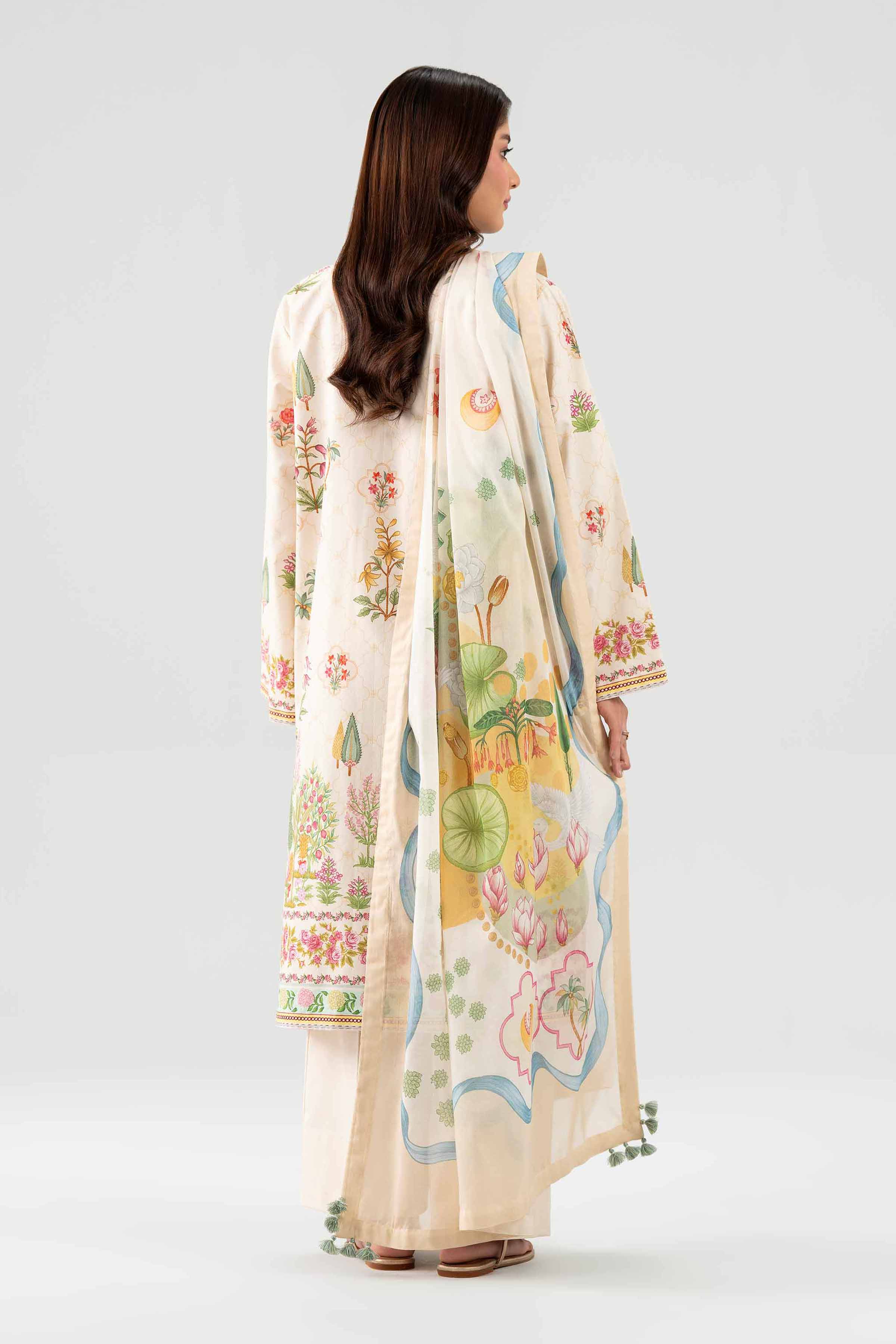 3 Piece - Digital Printed Suit - 42602241
