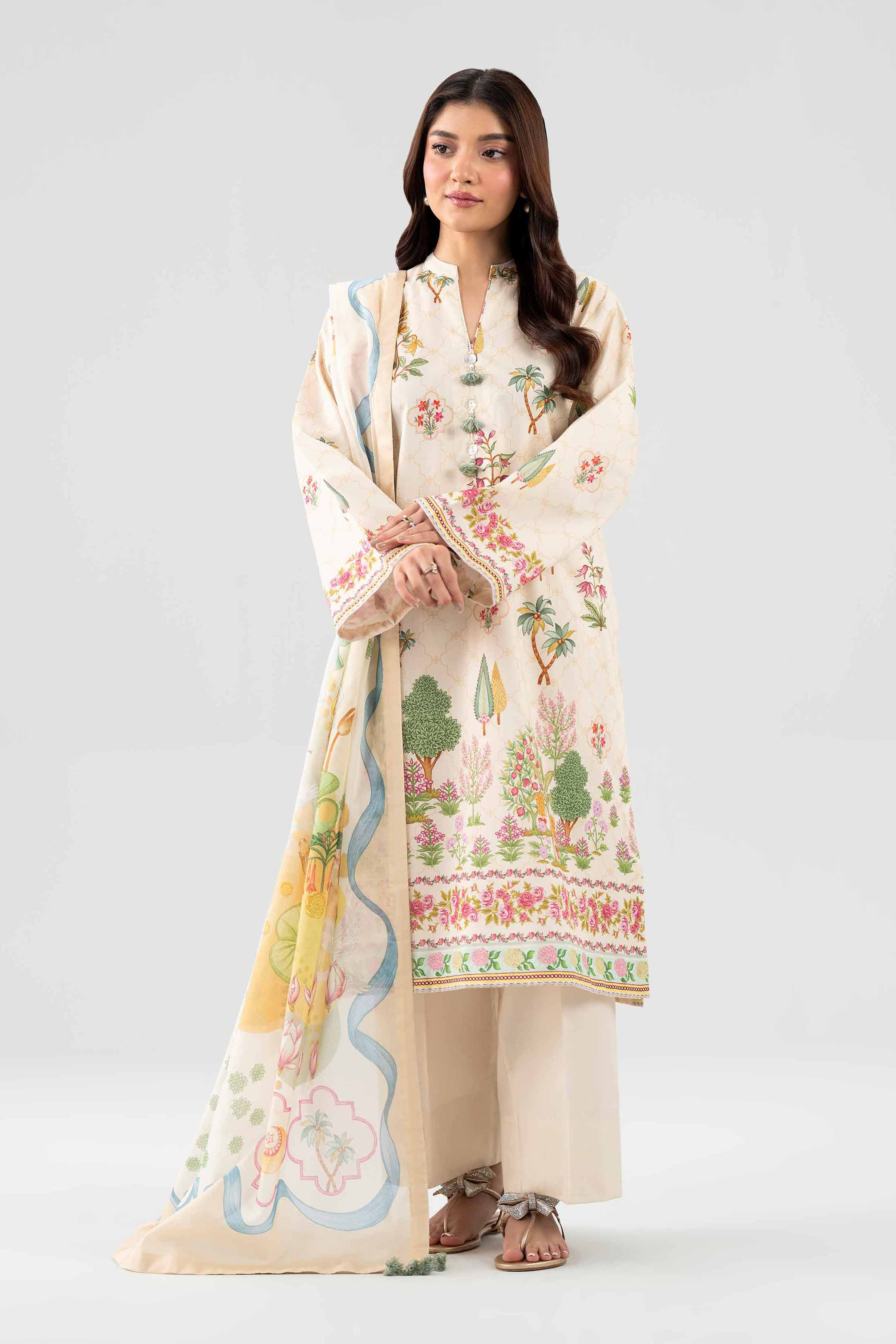 3 Piece - Digital Printed Suit - 42602241