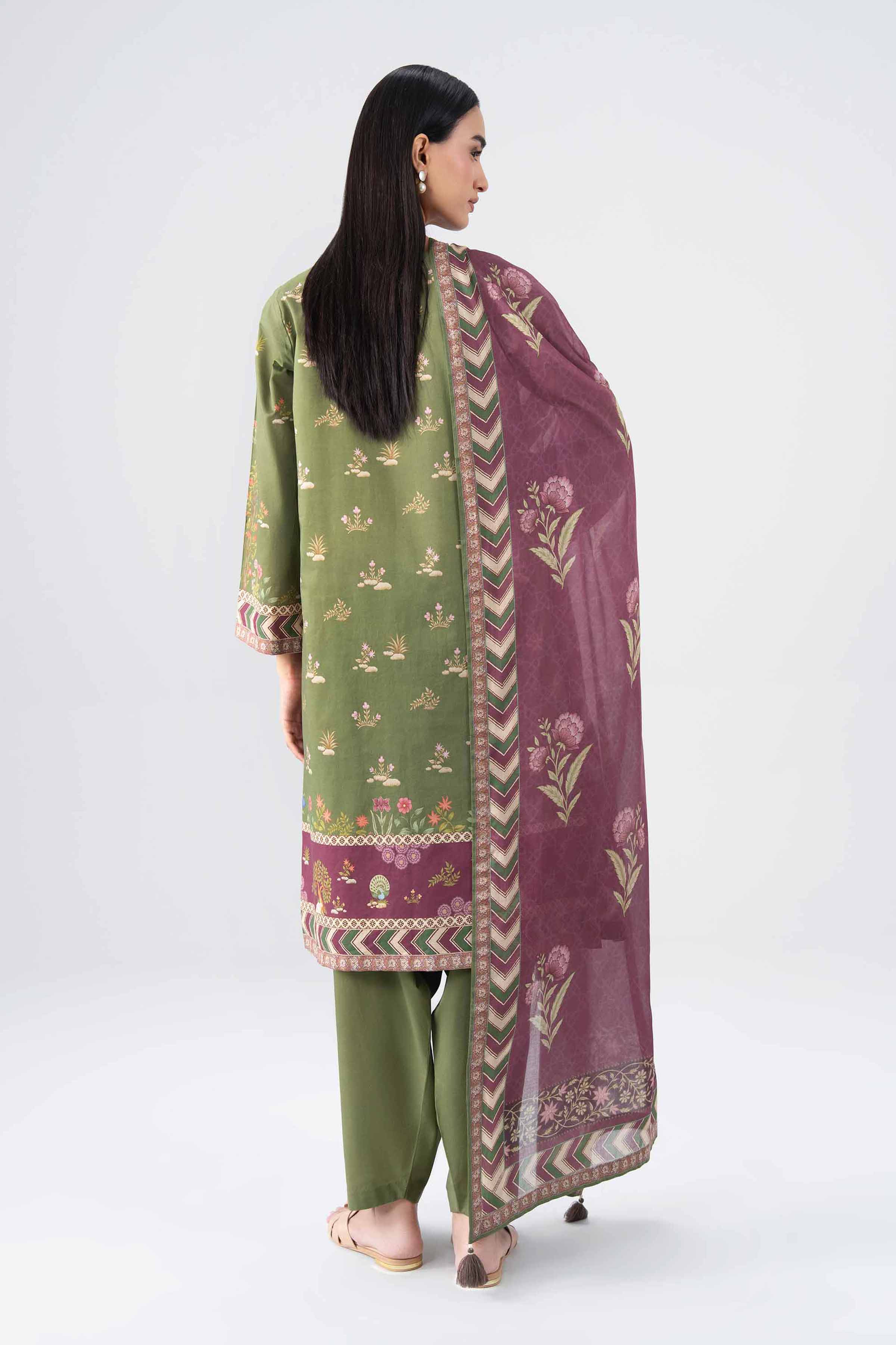 3 Piece - Digital Printed Suit - 42602243
