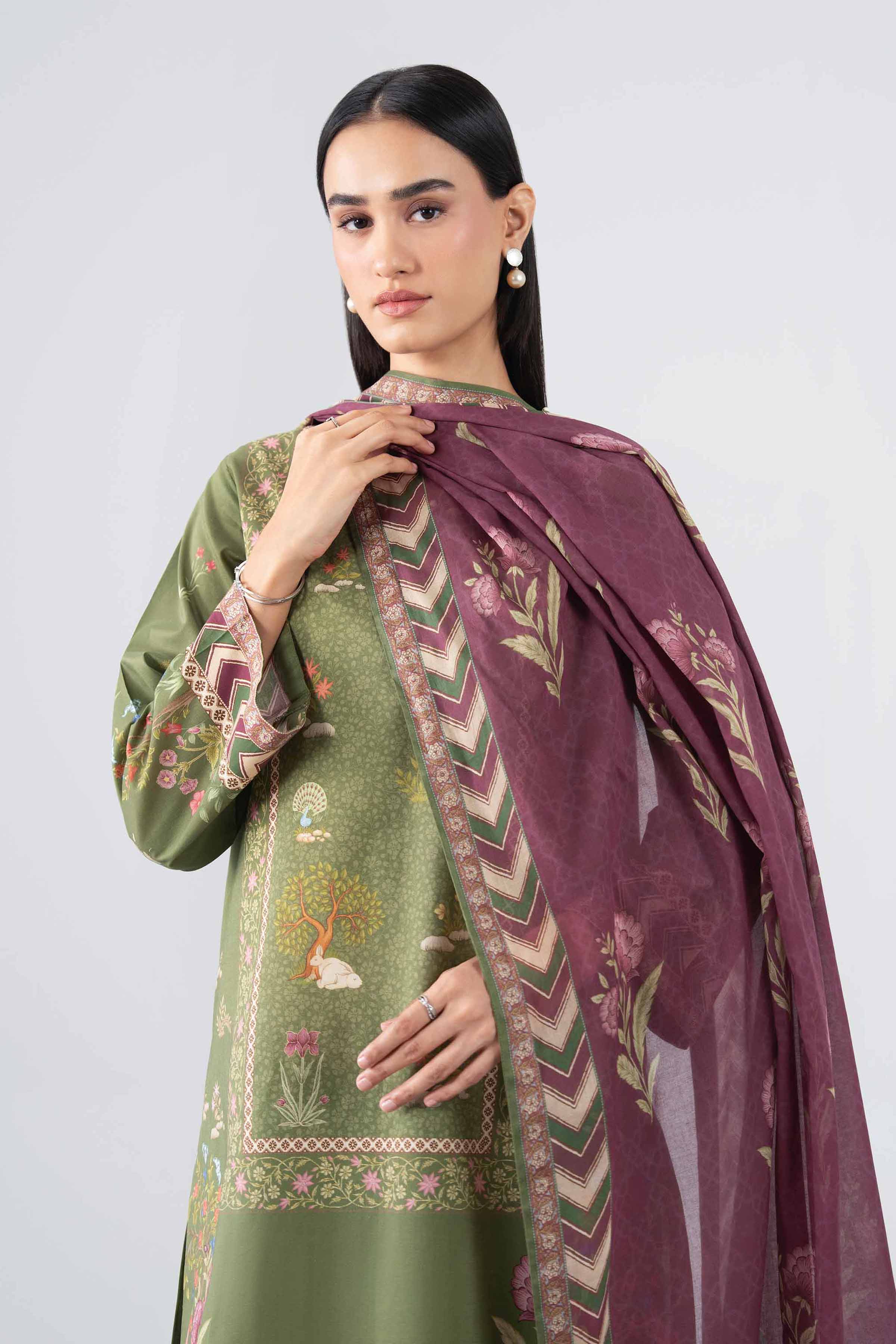 3 Piece - Digital Printed Suit - 42602243