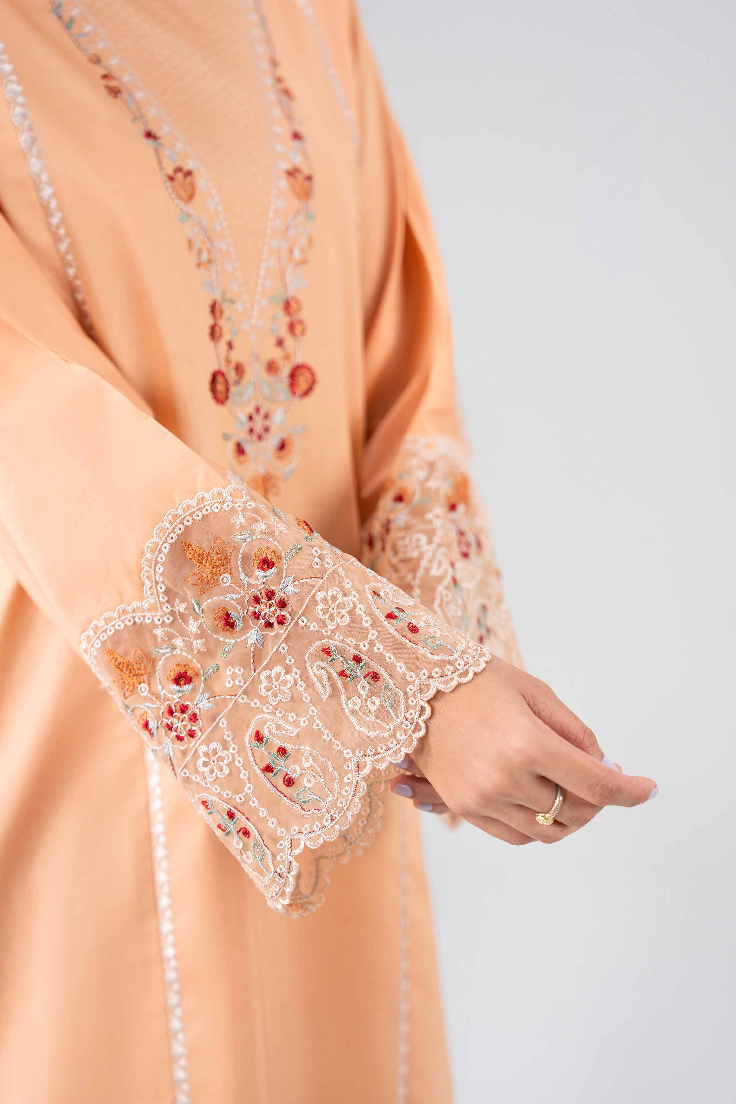 3 Piece - Printed Embroidered Suit - 42602248