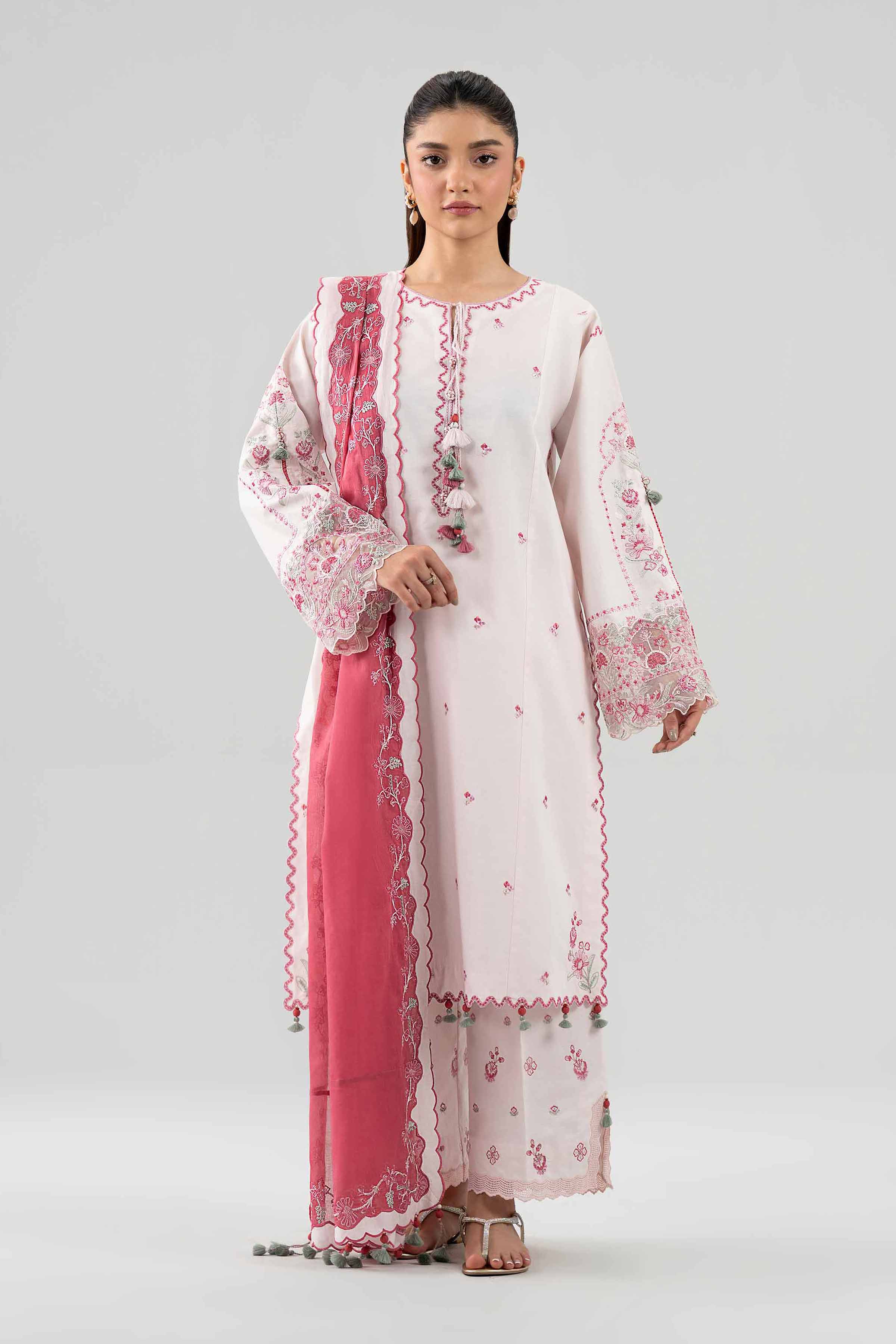 3 Piece - Embroidered Suit - 42602254