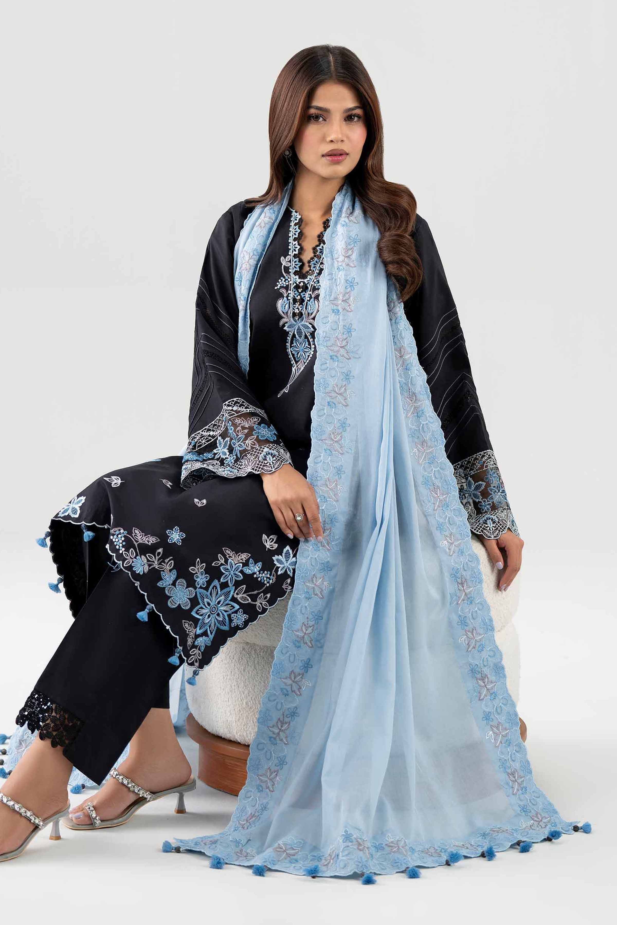 3 Piece - Embroidered Suit - 42602255