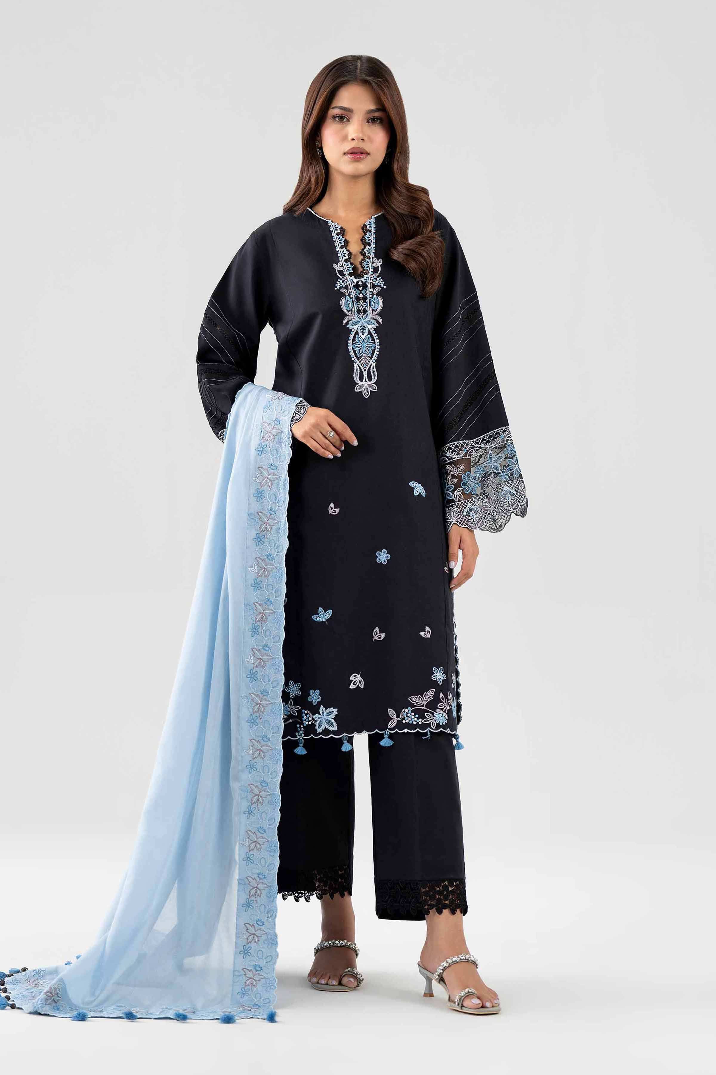 3 Piece - Embroidered Suit - 42602255