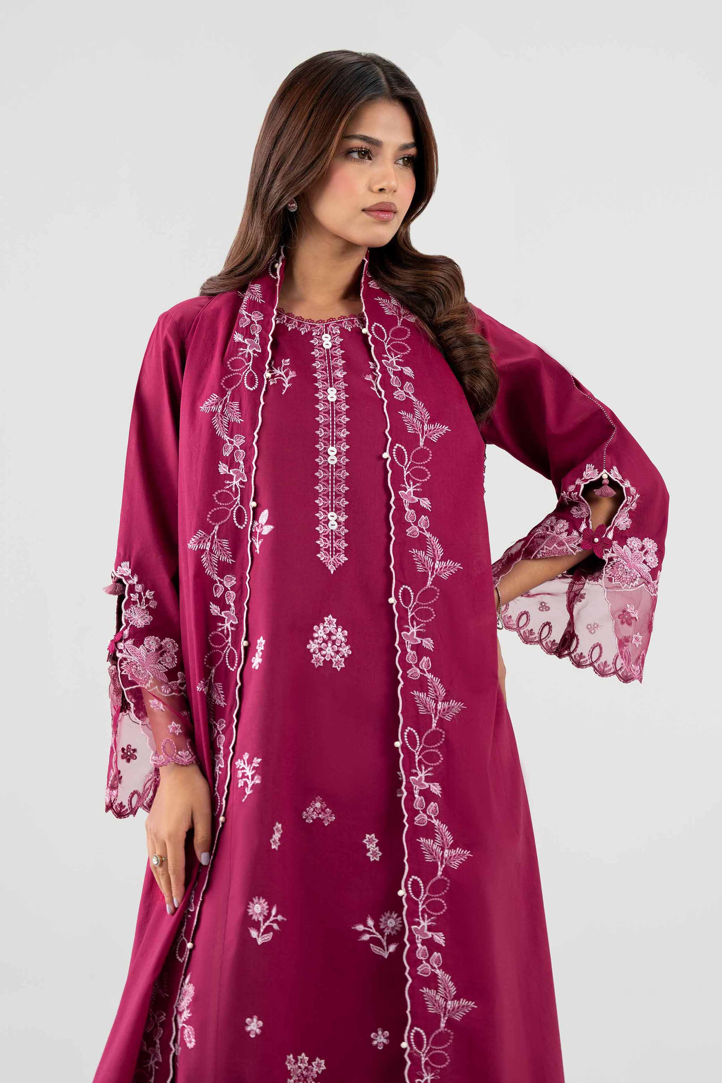 3 Piece - Embroidered Suit - 42602257