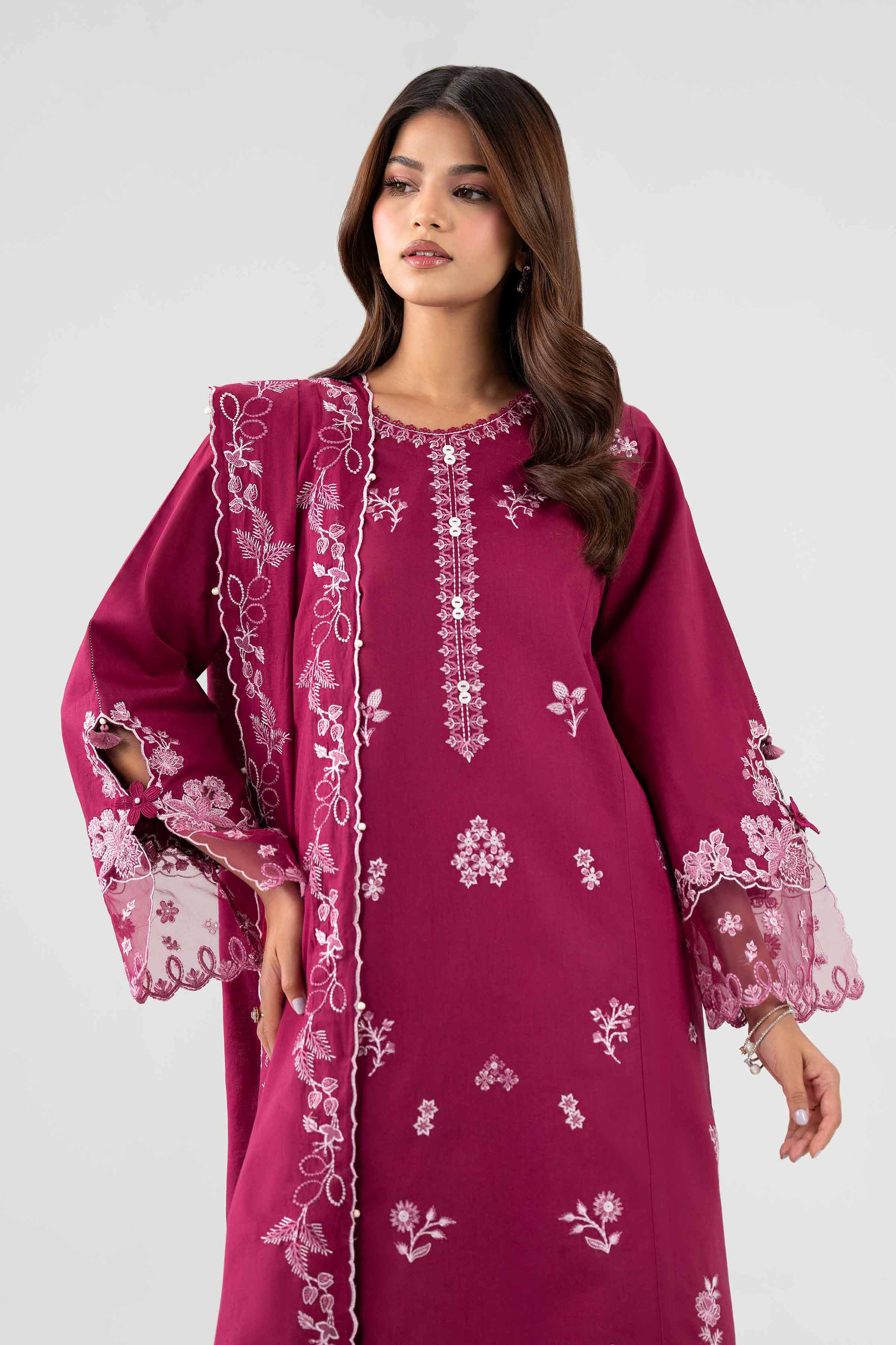 3 Piece - Embroidered Suit - 42602257