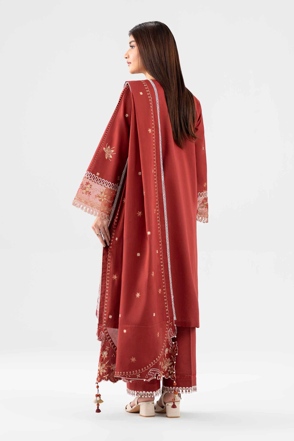 3 Piece - Embroidered Suit - 42602258 for Women - Unstitched Collection | Nishat | Shop Online