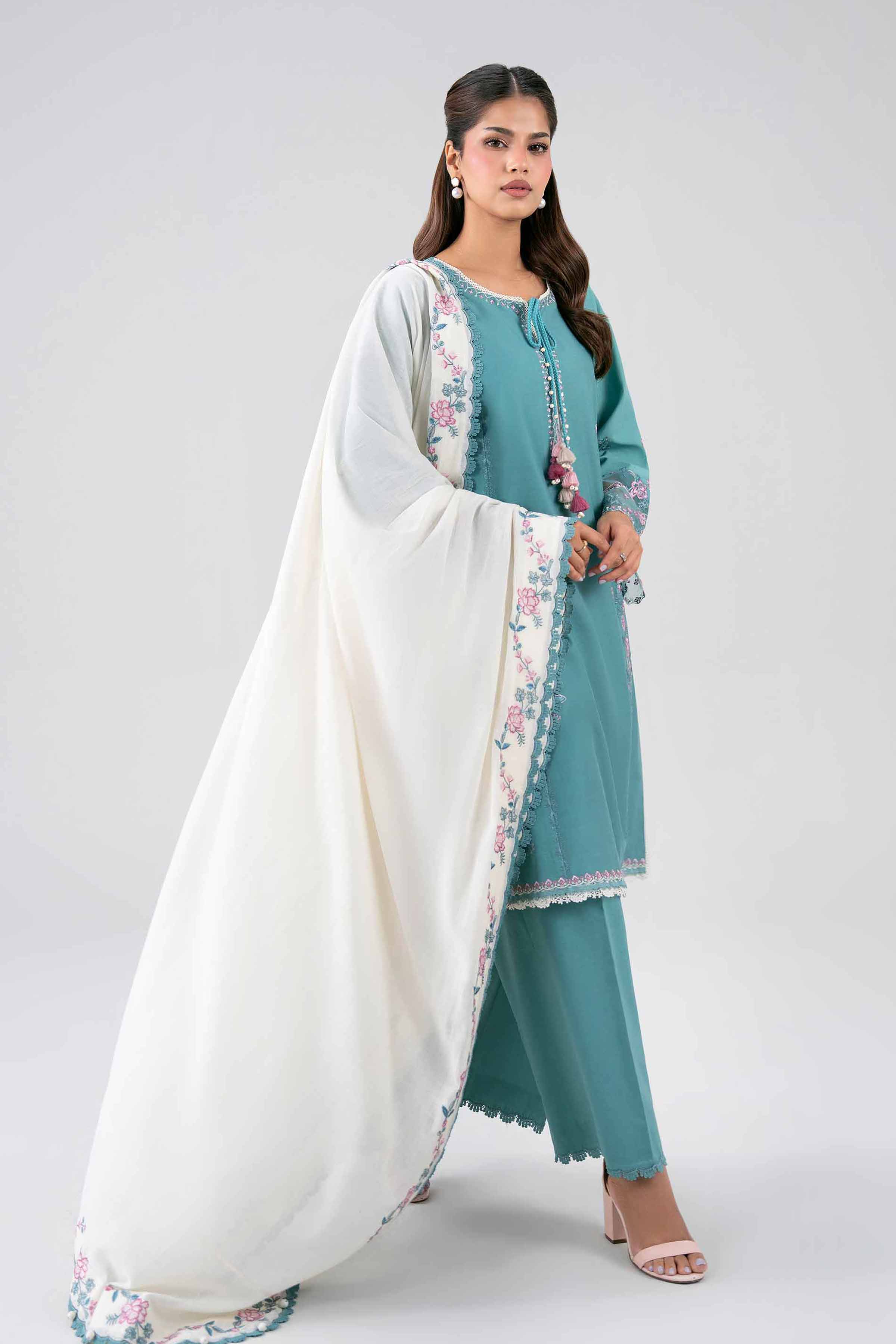 3 Piece - Embroidered Suit - 42602259