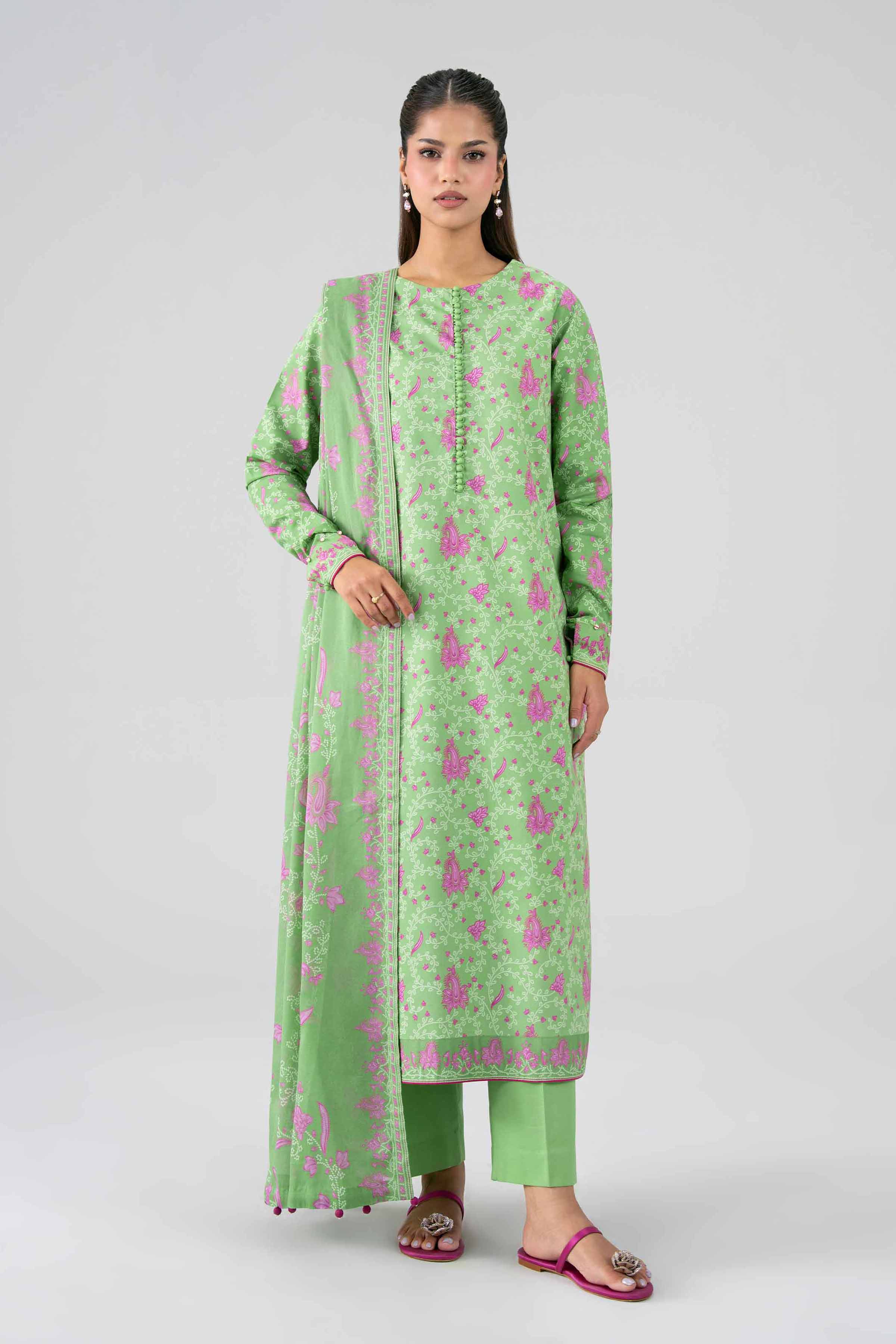 3 Piece - Printed Suit - 42602267