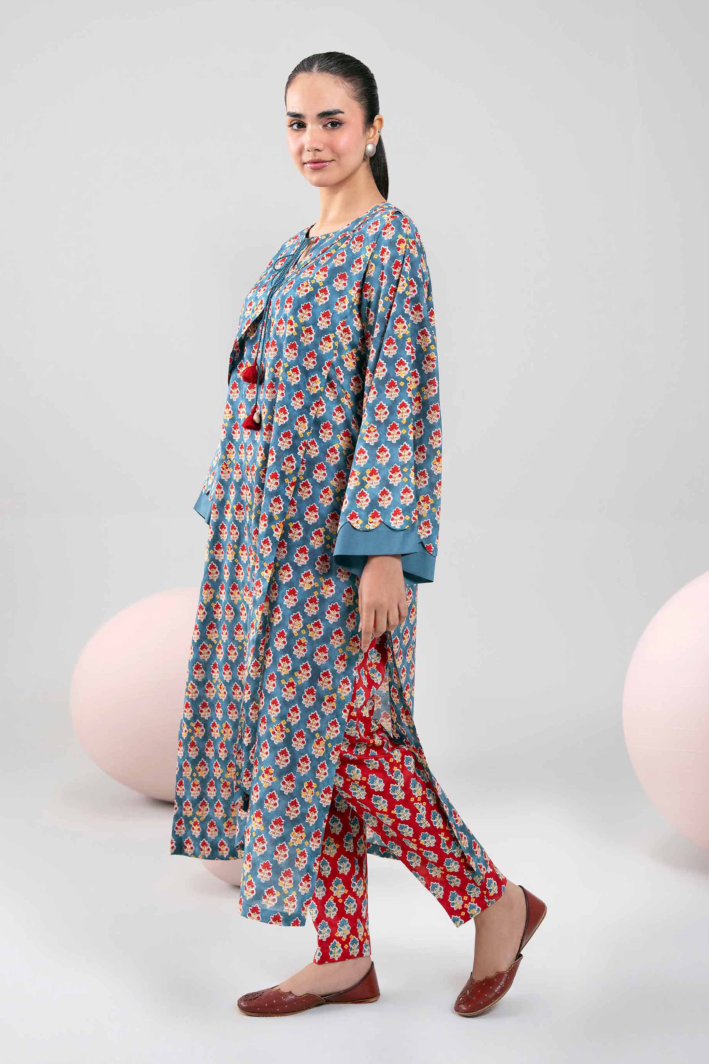 1 Piece - Printed Loose Fabric - 42602301 for Women - Freedom To Buy Collection | Nishat | Shop Online