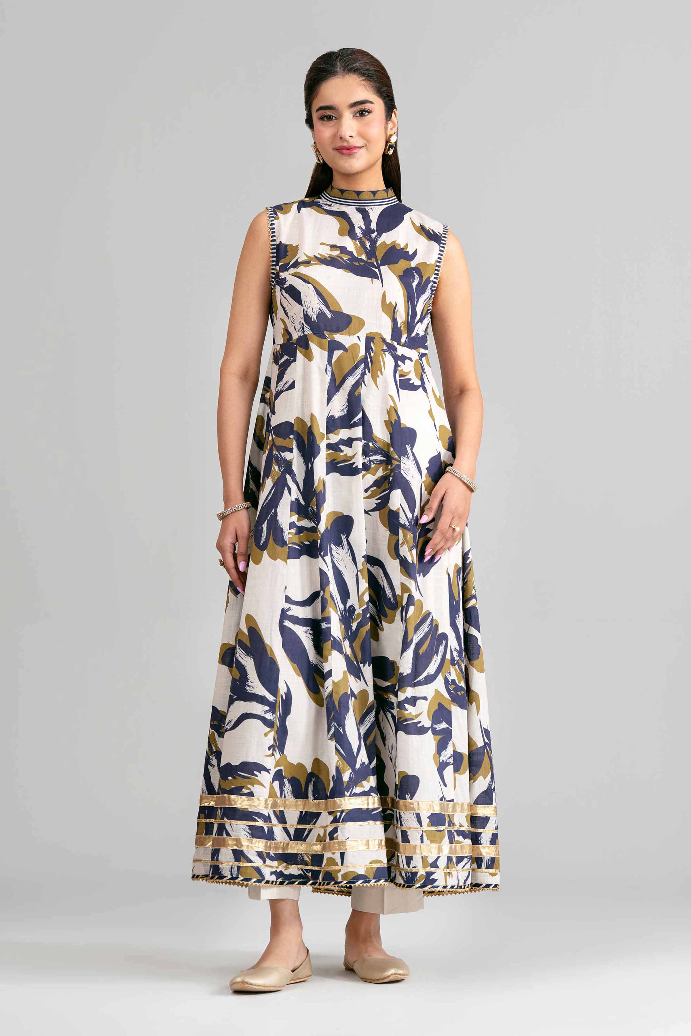 2 Piece - Printed Suit - 42602305 for Women - Unstitched Collection | Nishat | Shop Online