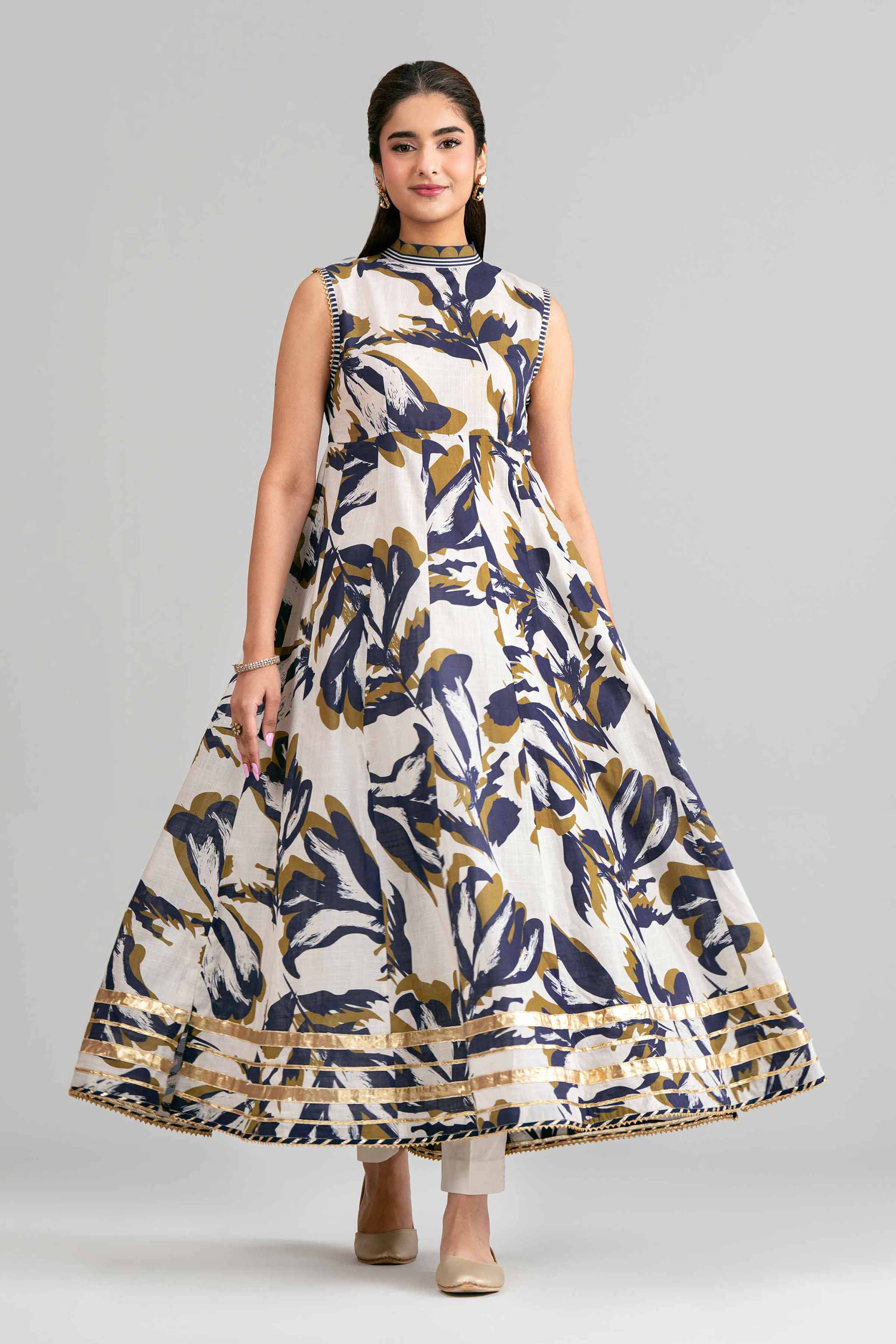 2 Piece - Printed Suit - 42602305 for Women - Unstitched Collection | Nishat | Shop Online