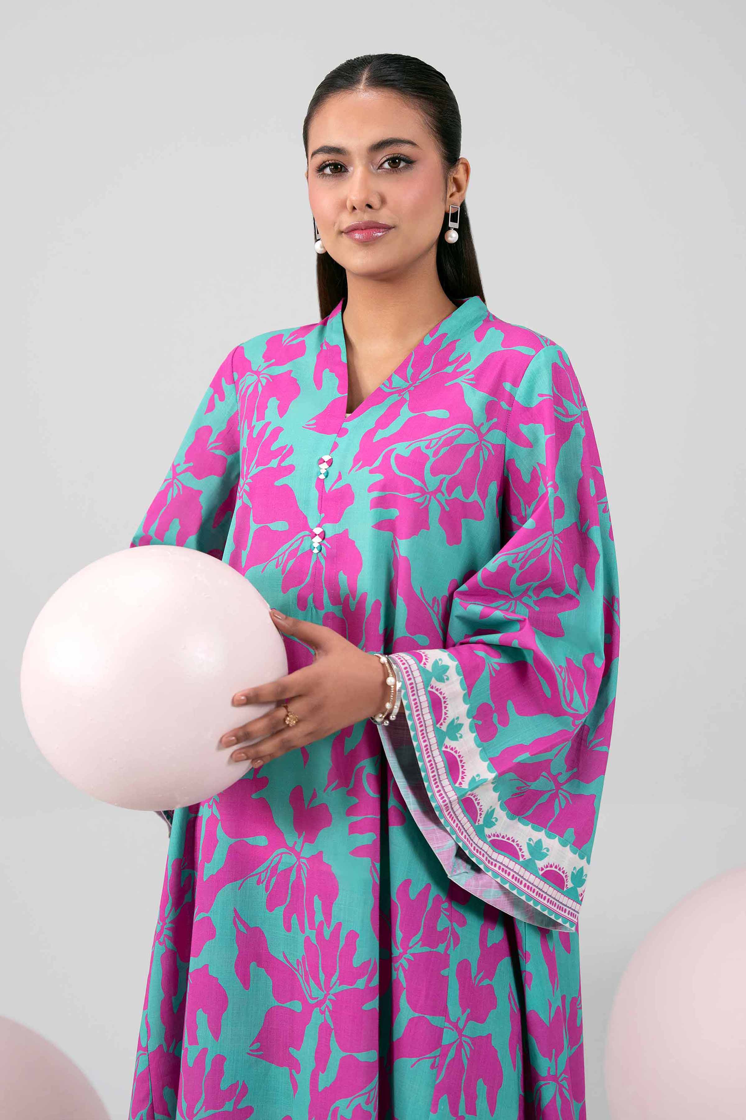 2 Piece - Printed Suit - 42602306 for Women - Unstitched Collection | Nishat | Shop Online