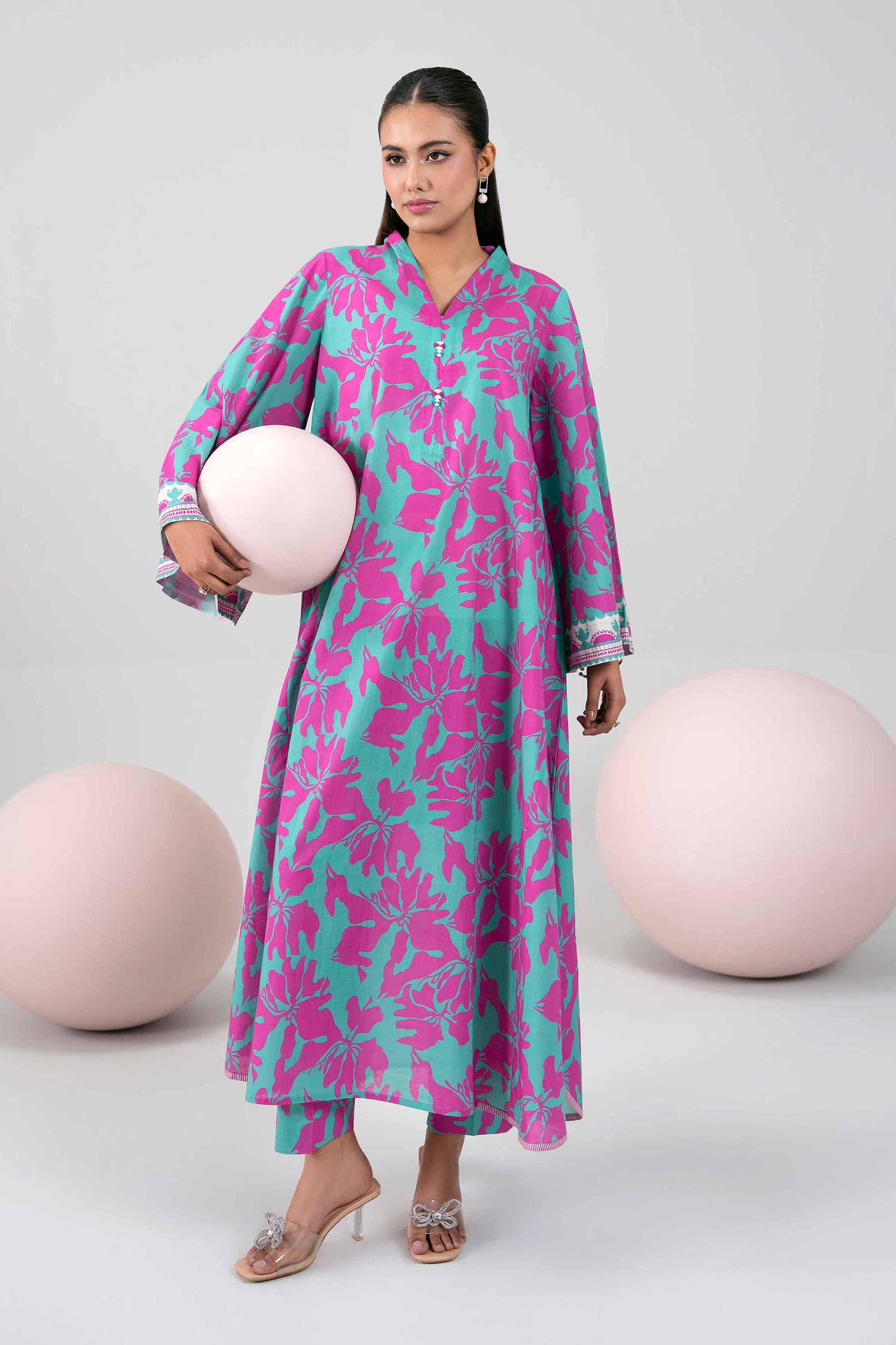 2 Piece - Printed Suit - 42602306 for Women - Unstitched Collection | Nishat | Shop Online