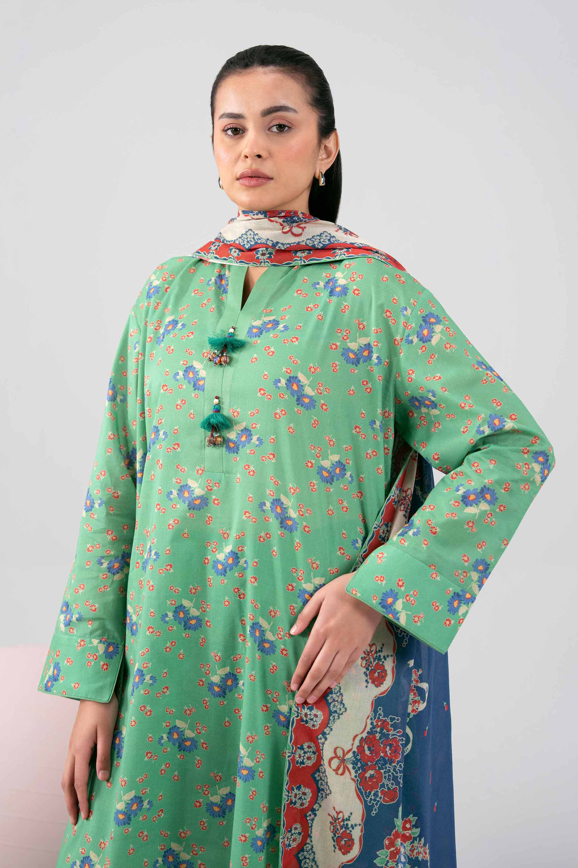 3 Piece - Printed Loose Fabric - 42602334