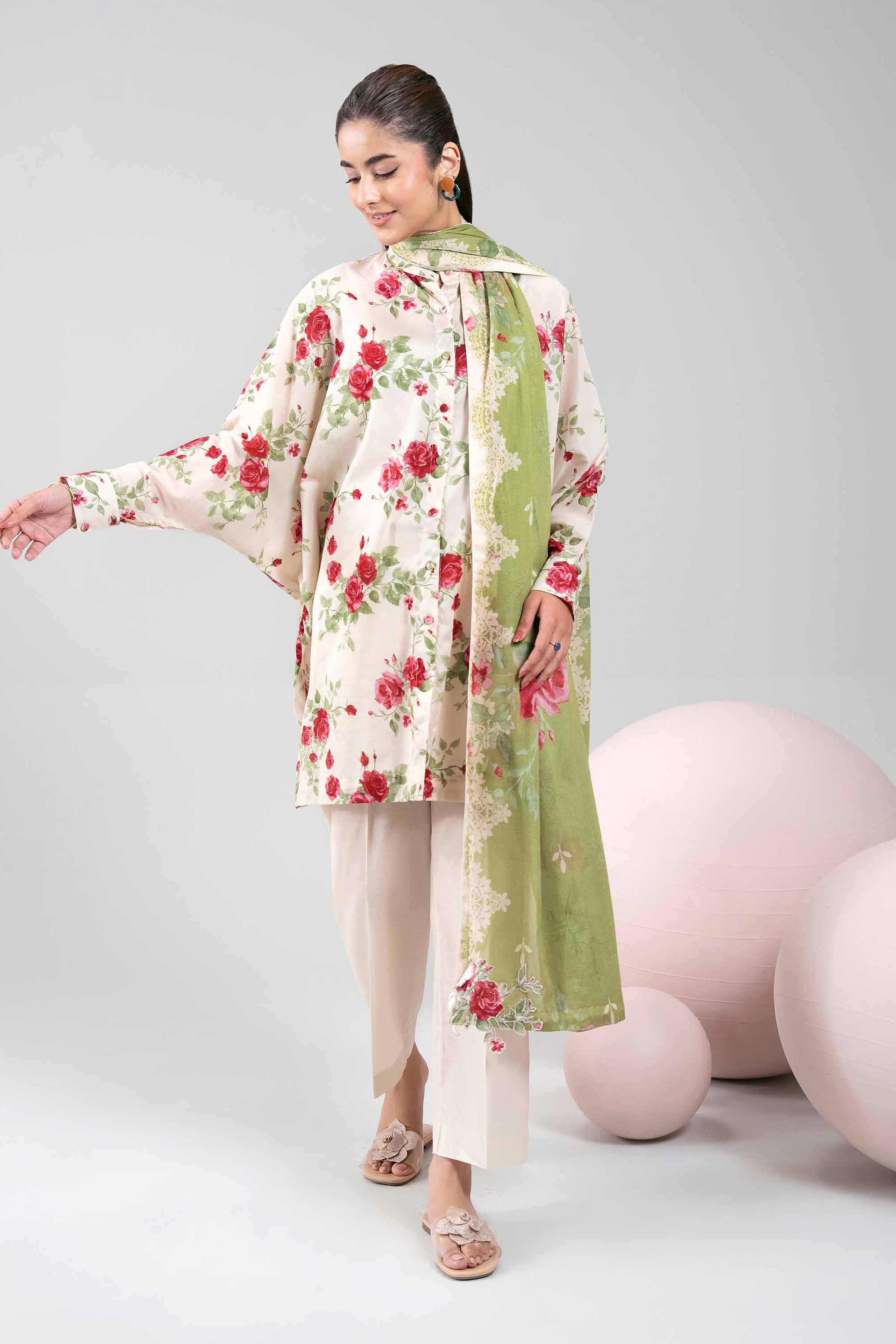 3 Piece - Printed Loose Fabric - 42602337