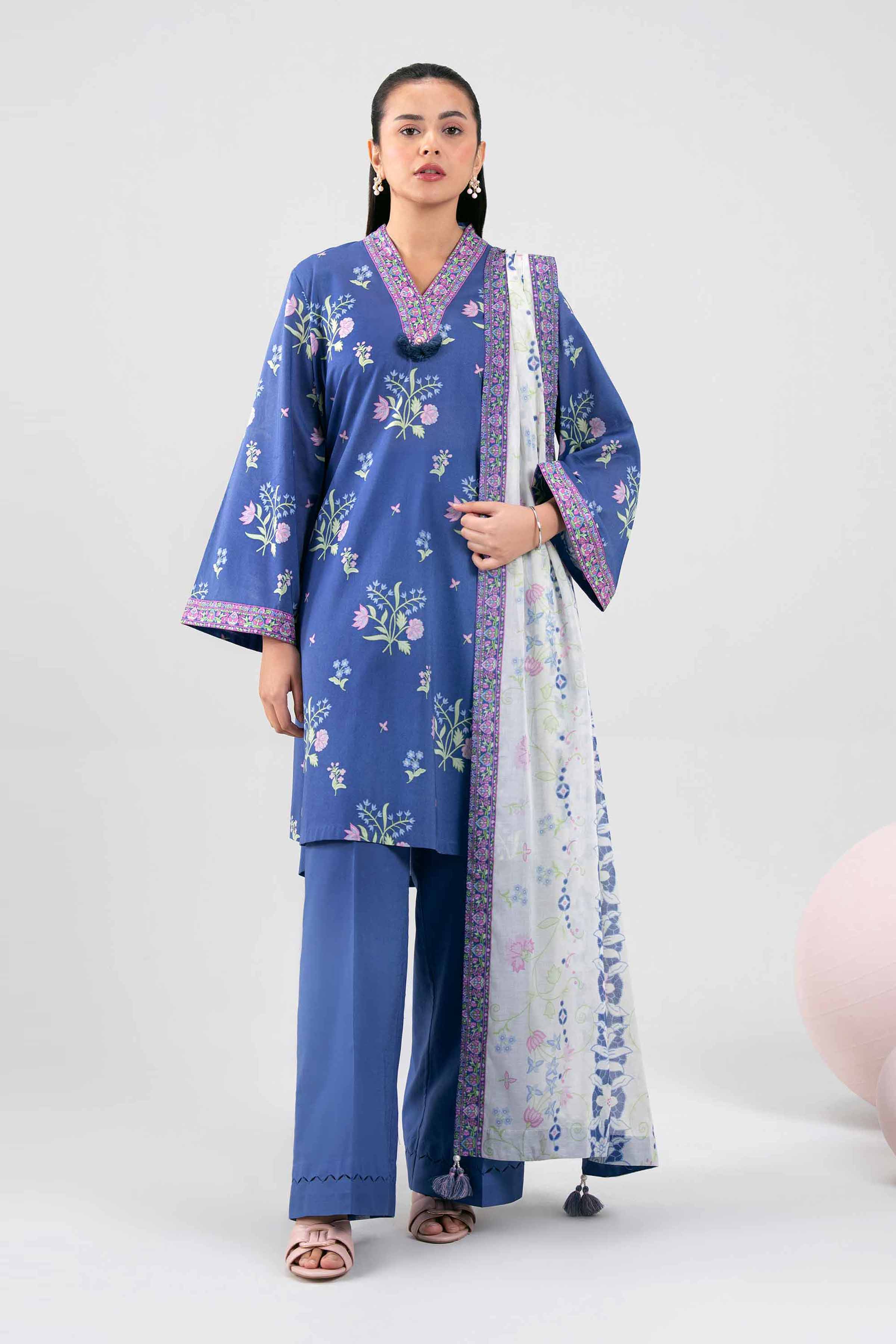 3 Piece - Printed Loose Fabric - 42602342