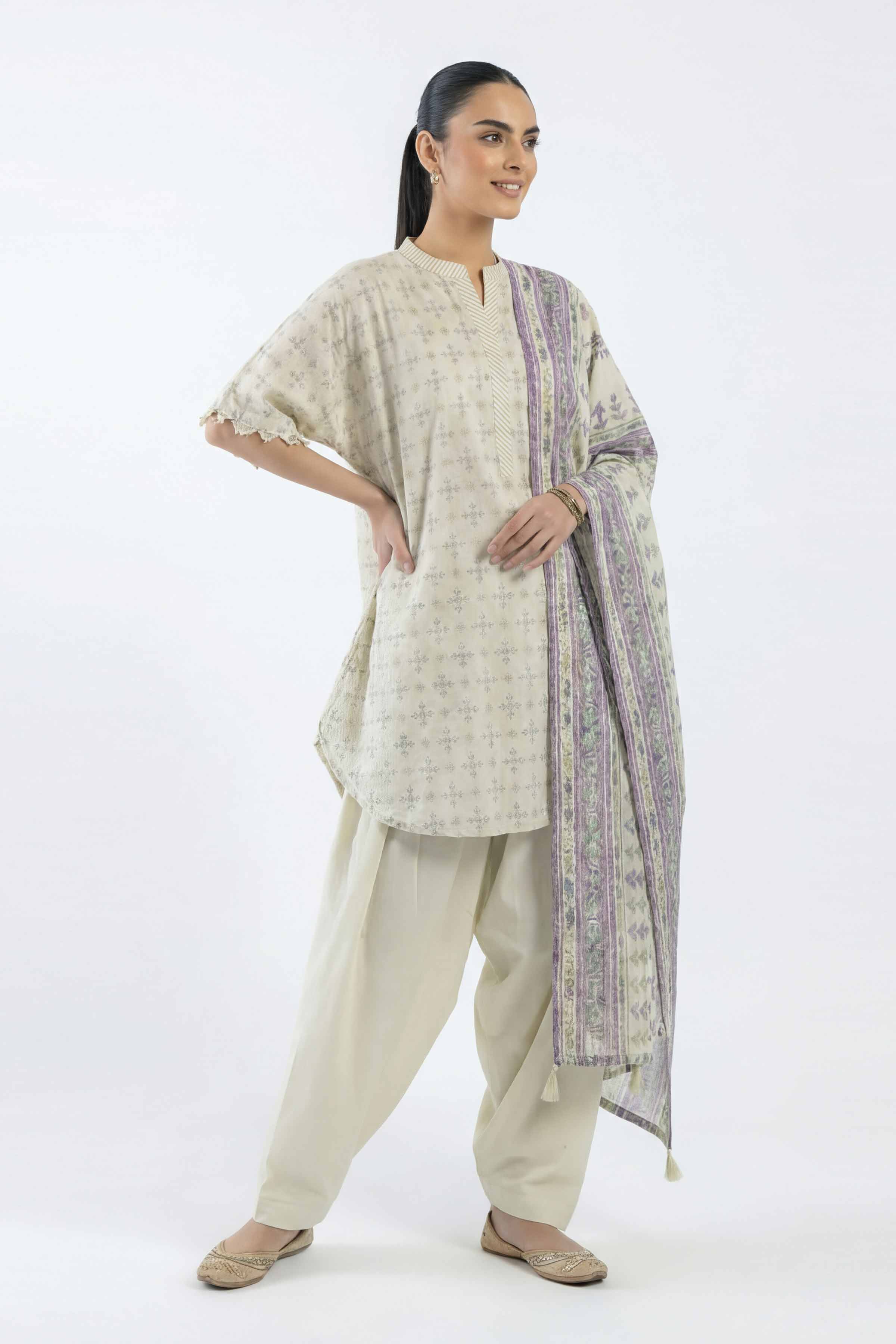 3 Piece - Printed Loose Fabric - 42602347