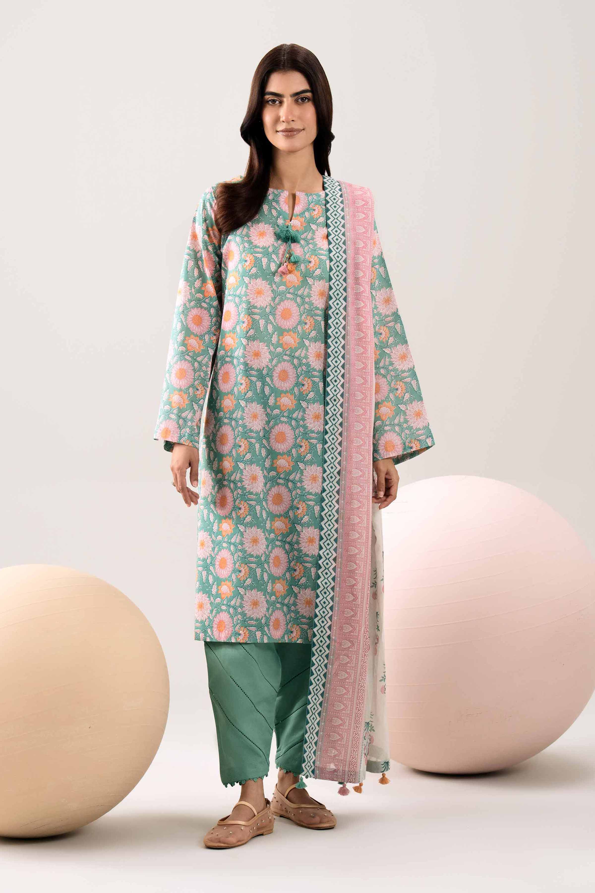 3 Piece - Printed Loose Fabric - 42602348