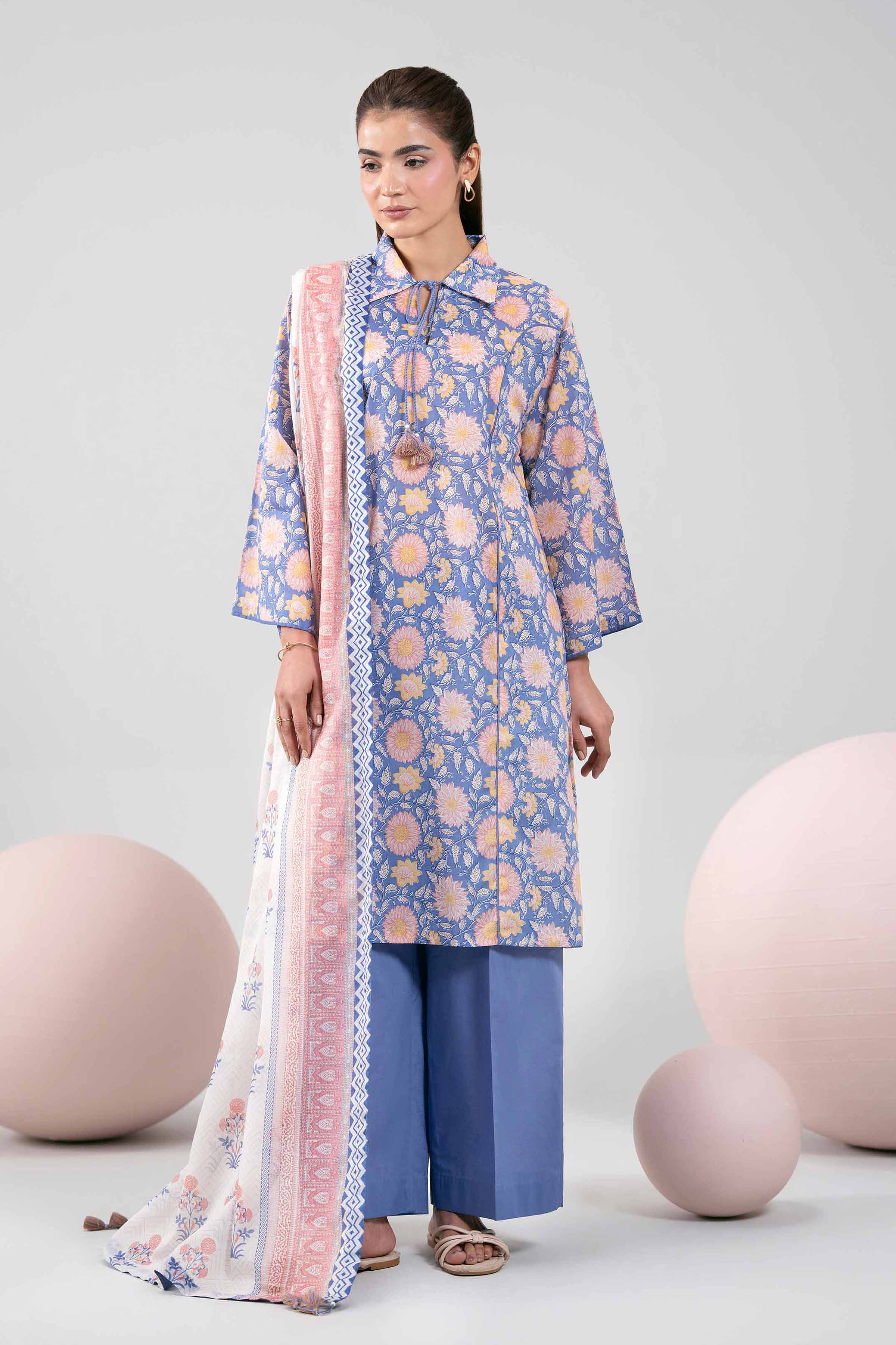 3 Piece - Printed Loose Fabric - 42602357