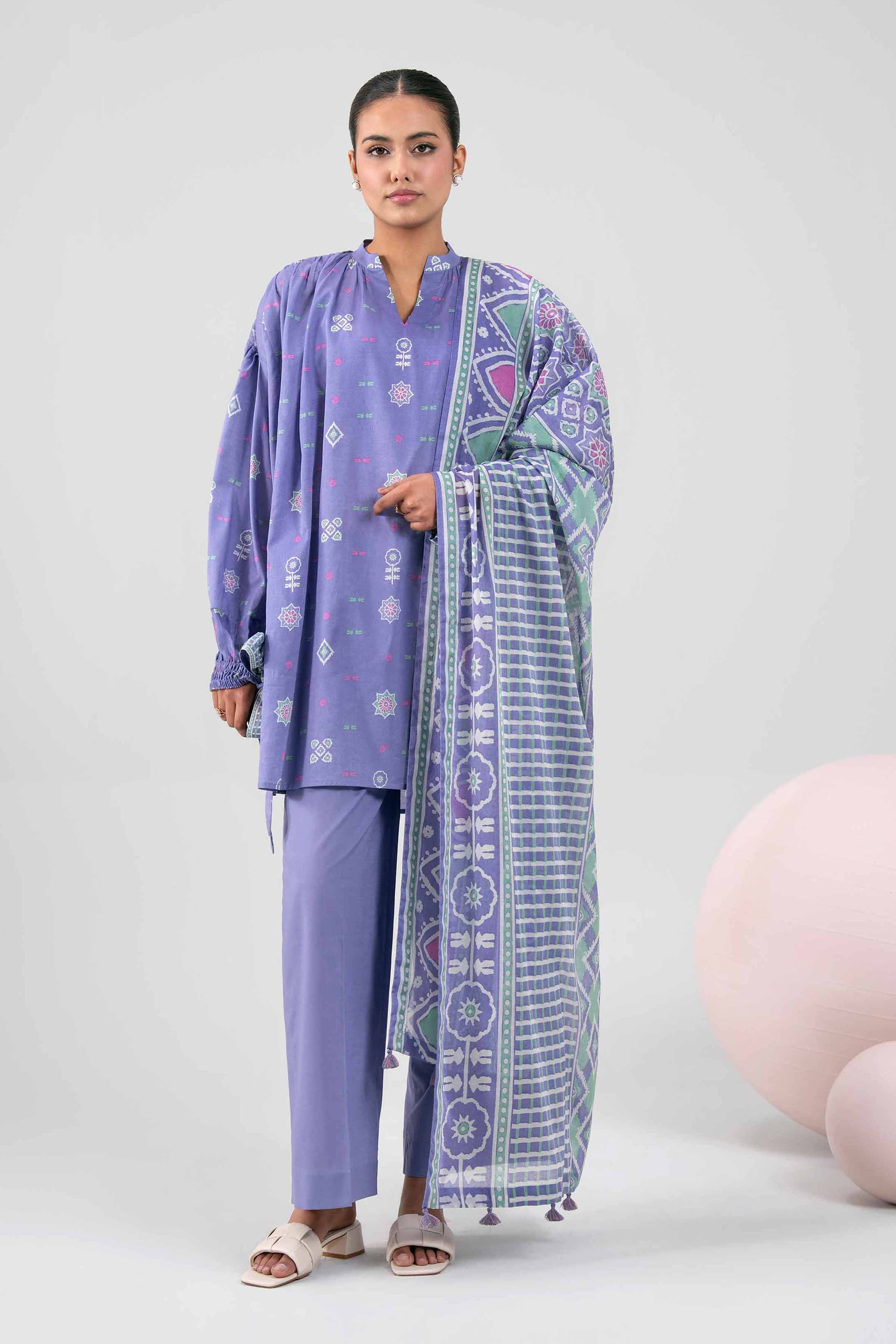 3 Piece - Printed Loose Fabric - 42602361