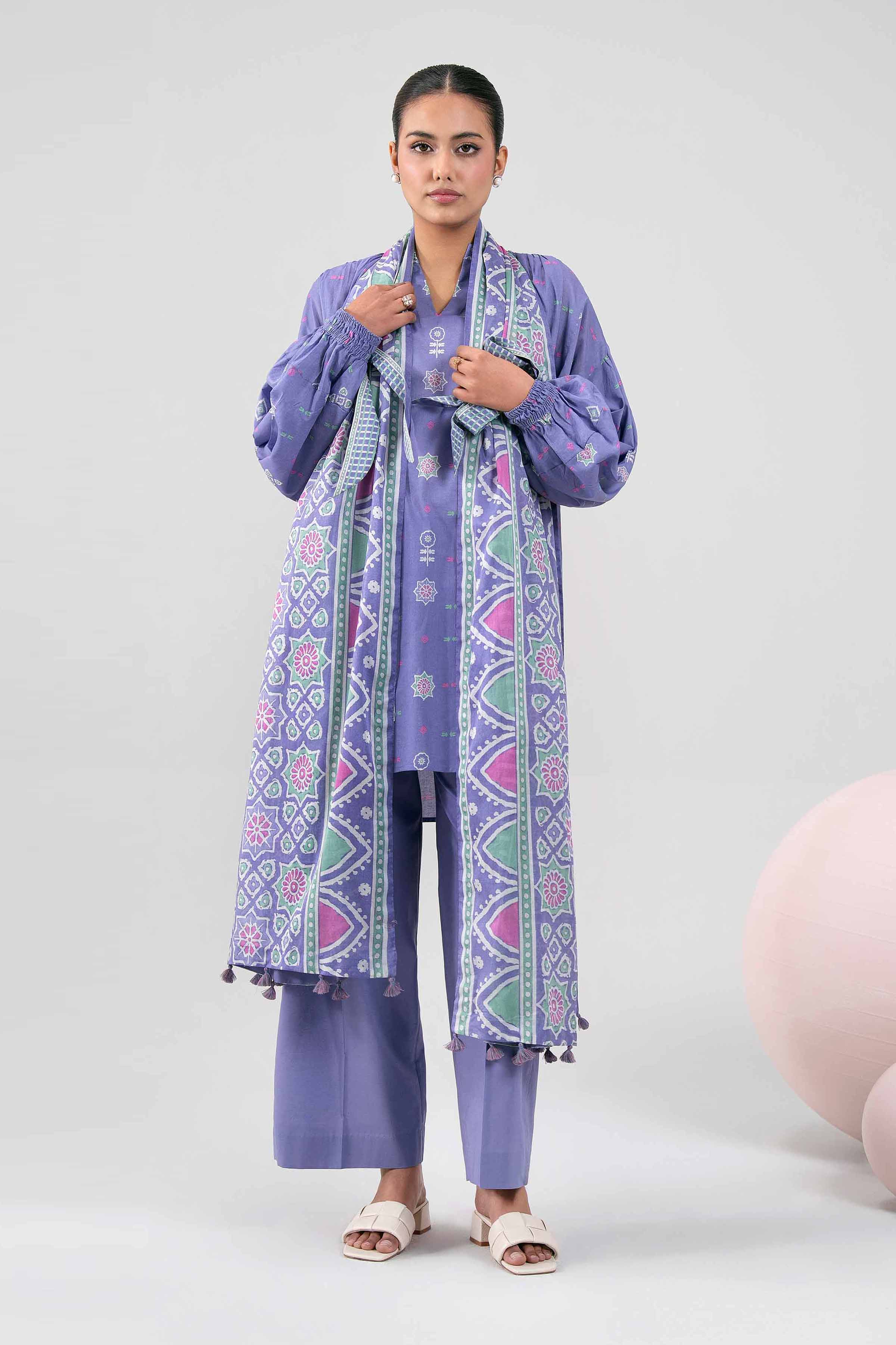 3 Piece - Printed Loose Fabric - 42602361