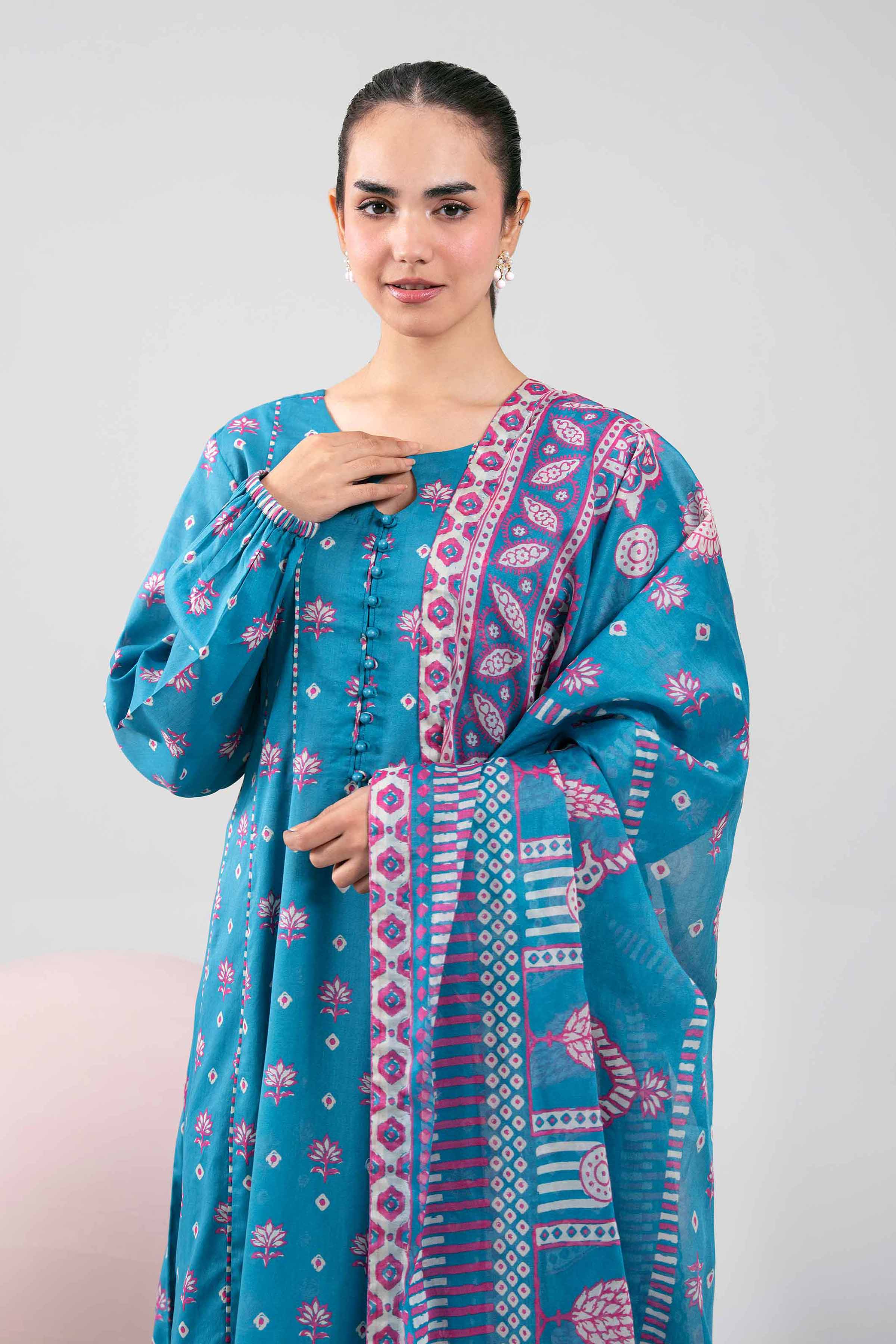 3 Piece - Printed Loose Fabric - 42602364