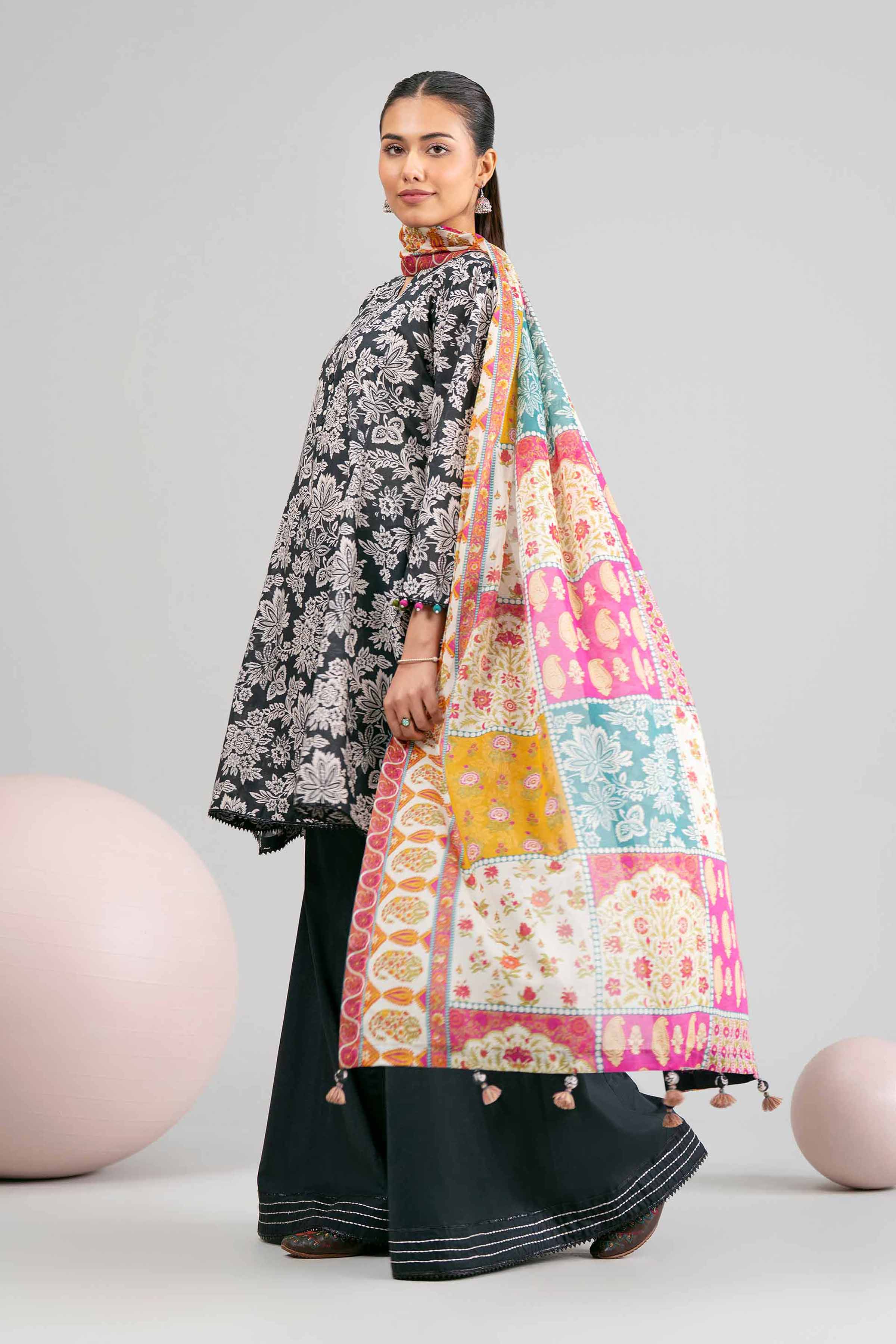 3 Piece - Printed Loose Fabric - 42602375