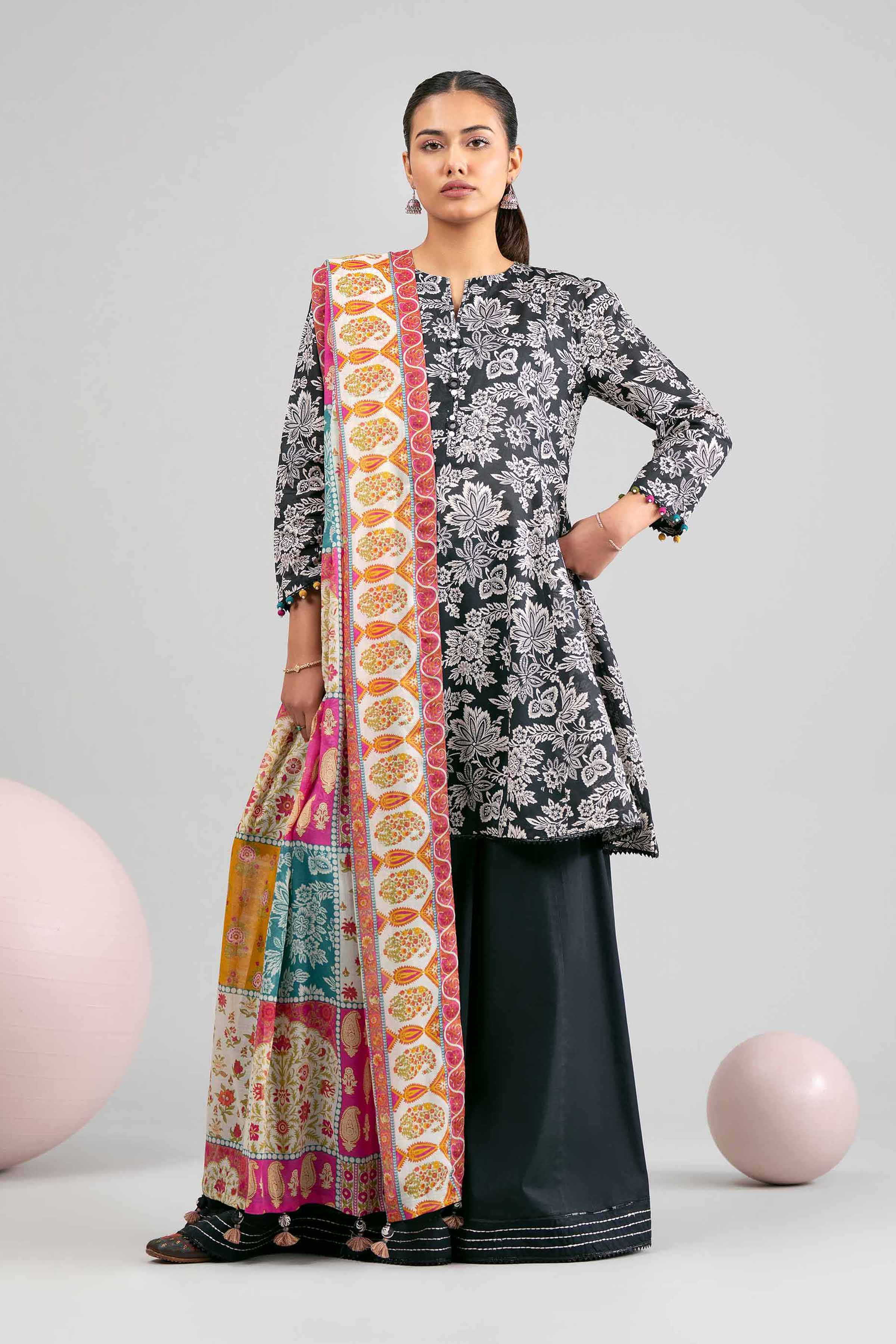 3 Piece - Printed Loose Fabric - 42602375