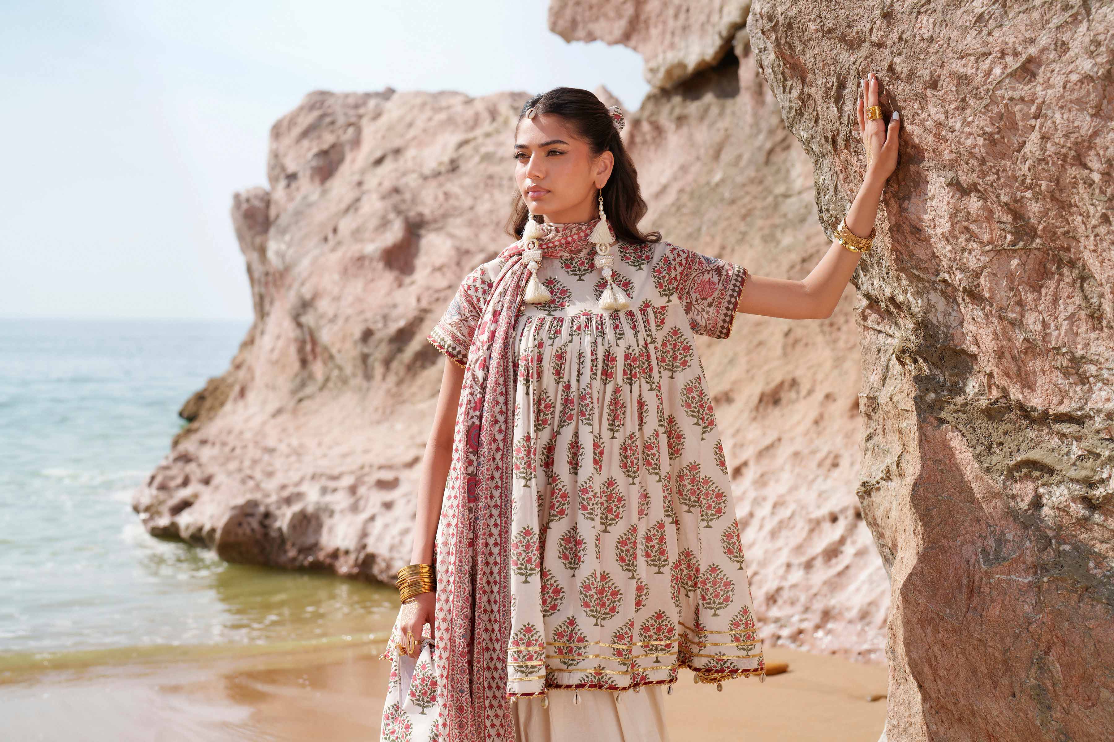 3 Piece - Printed Loose Fabric - 42602378