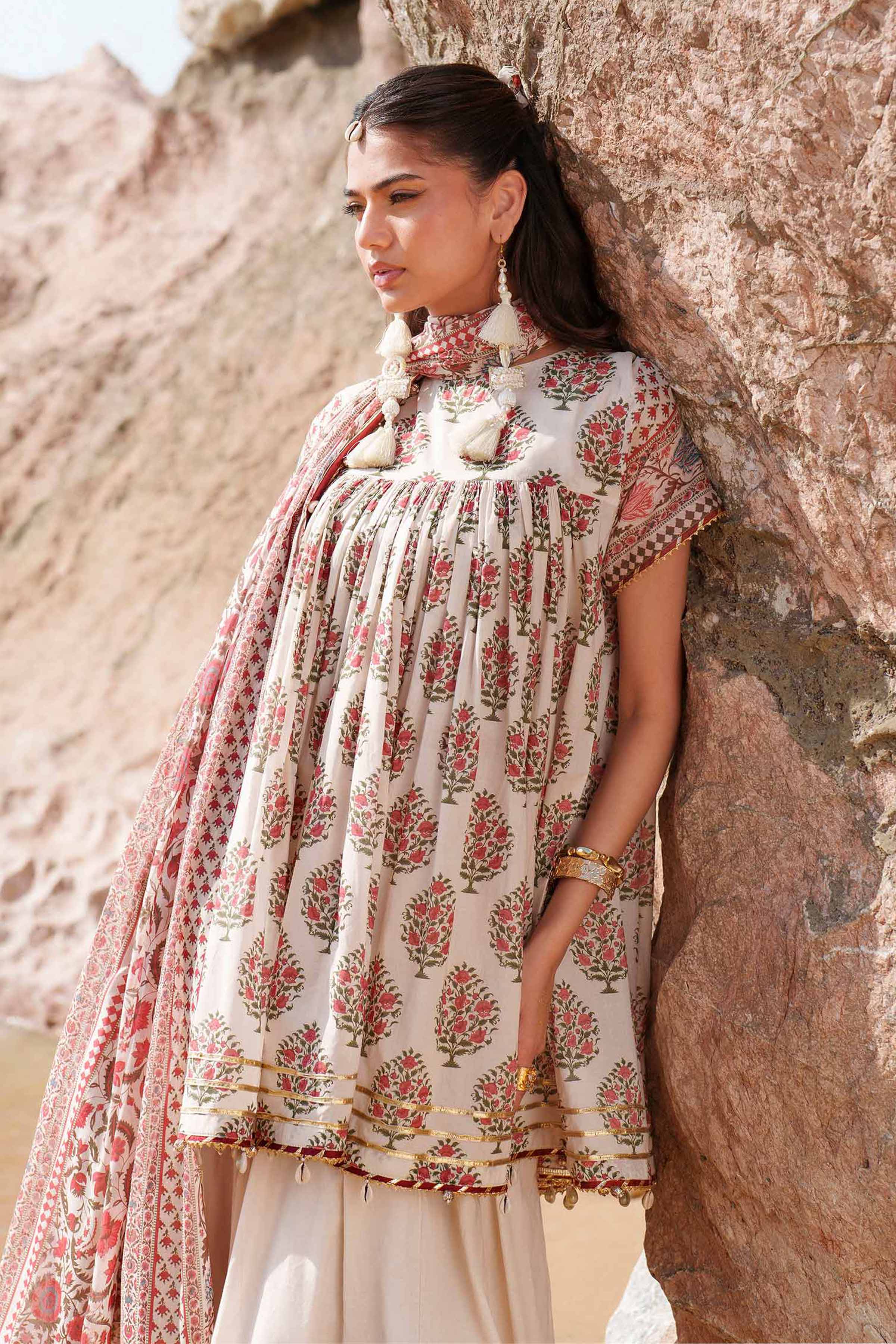 3 Piece - Printed Loose Fabric - 42602378