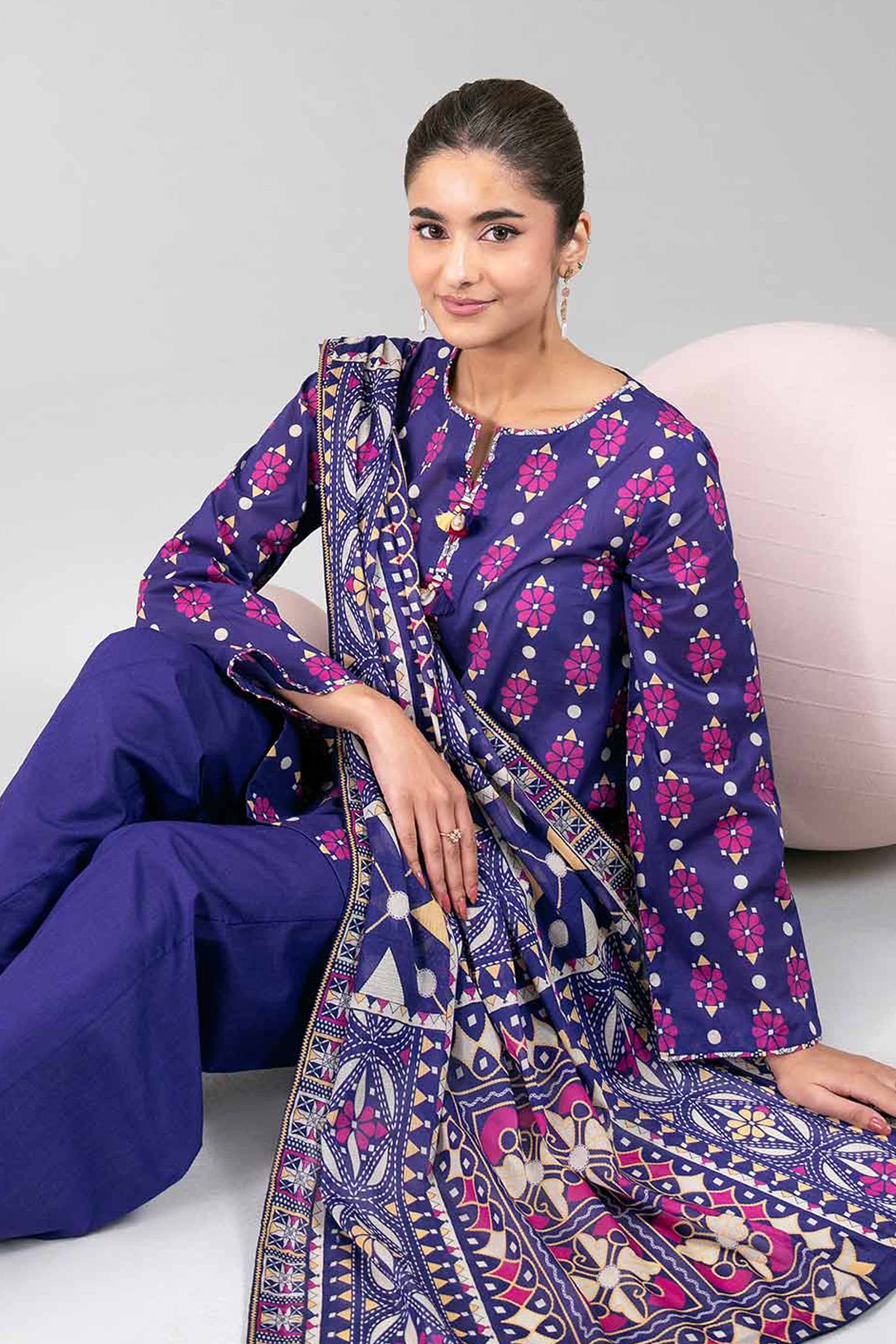 3 Piece - Printed Loose Fabric - 42602380